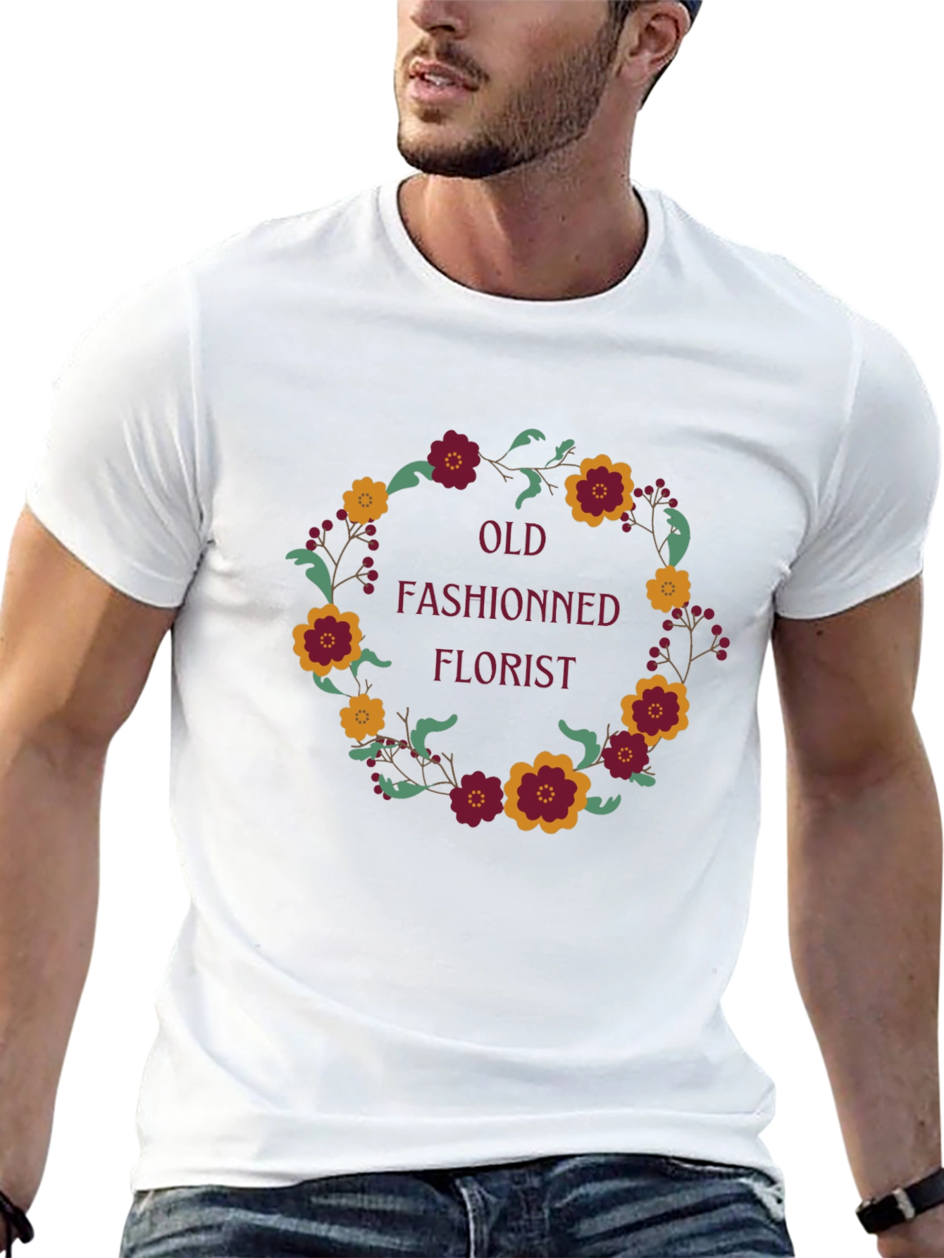 Old Fashioned Florist Graphic Tee