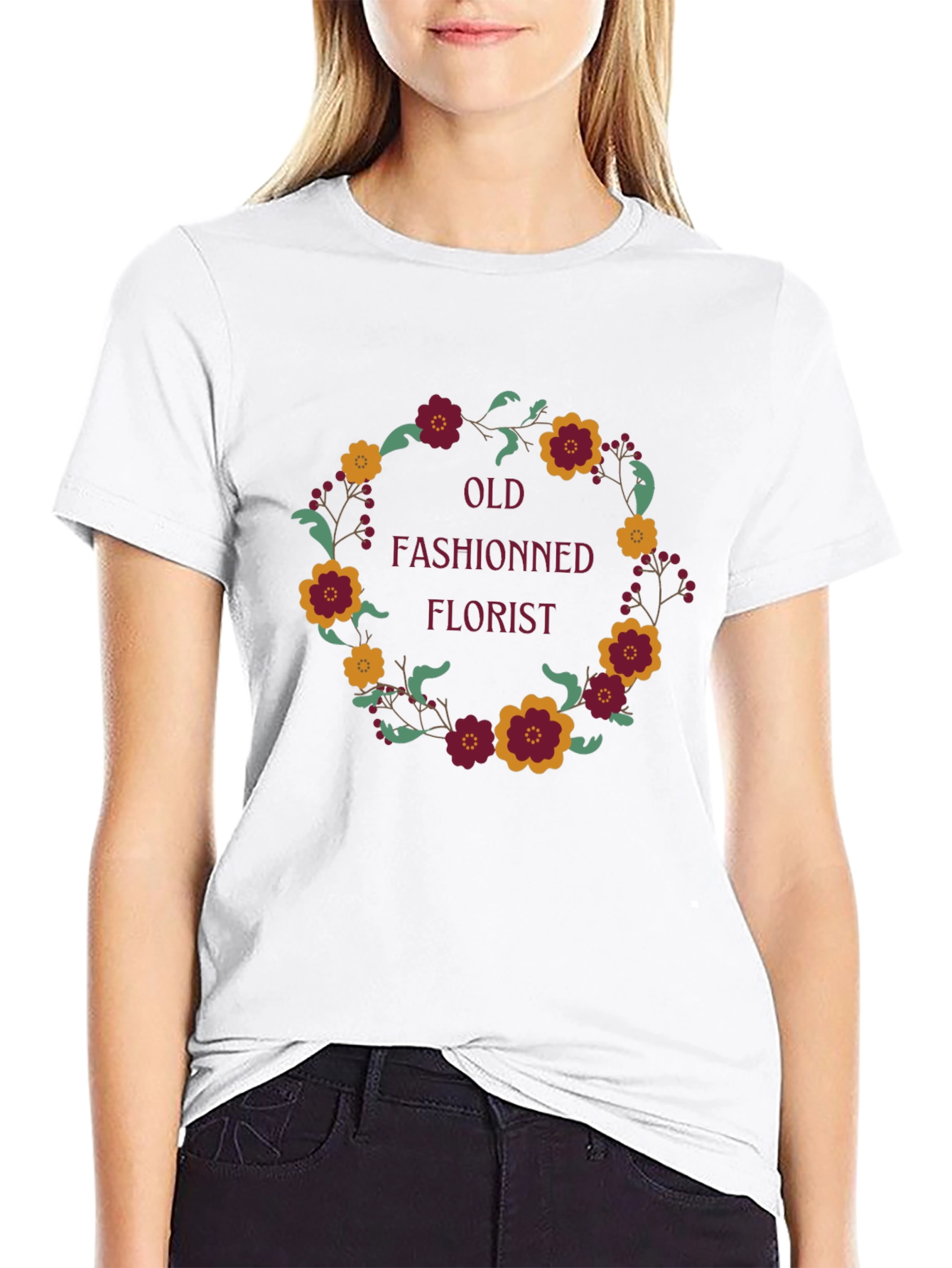 Old Fashioned Florist Graphic Tee