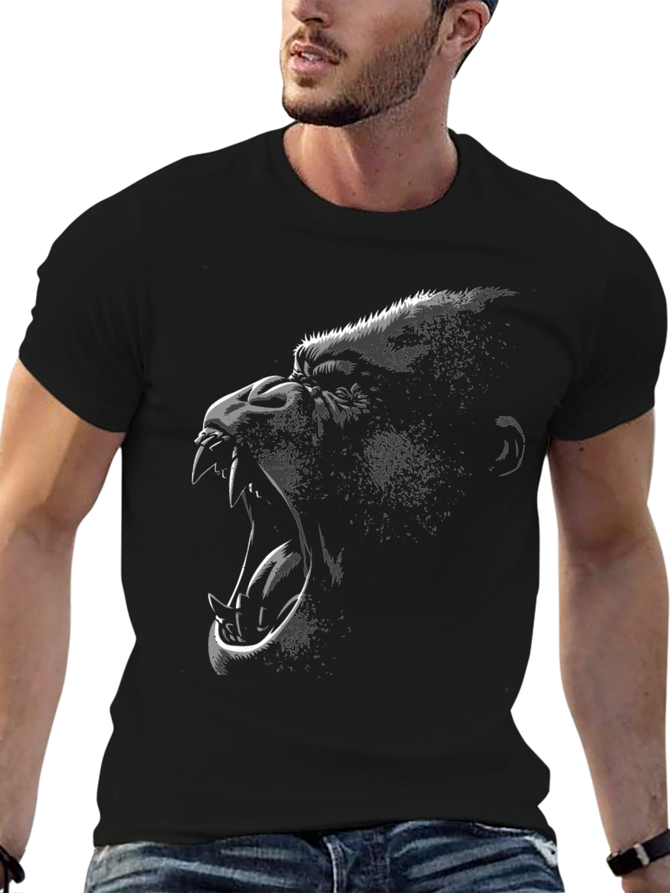 Graphic Gorilla T-Shirt - Fierce Design