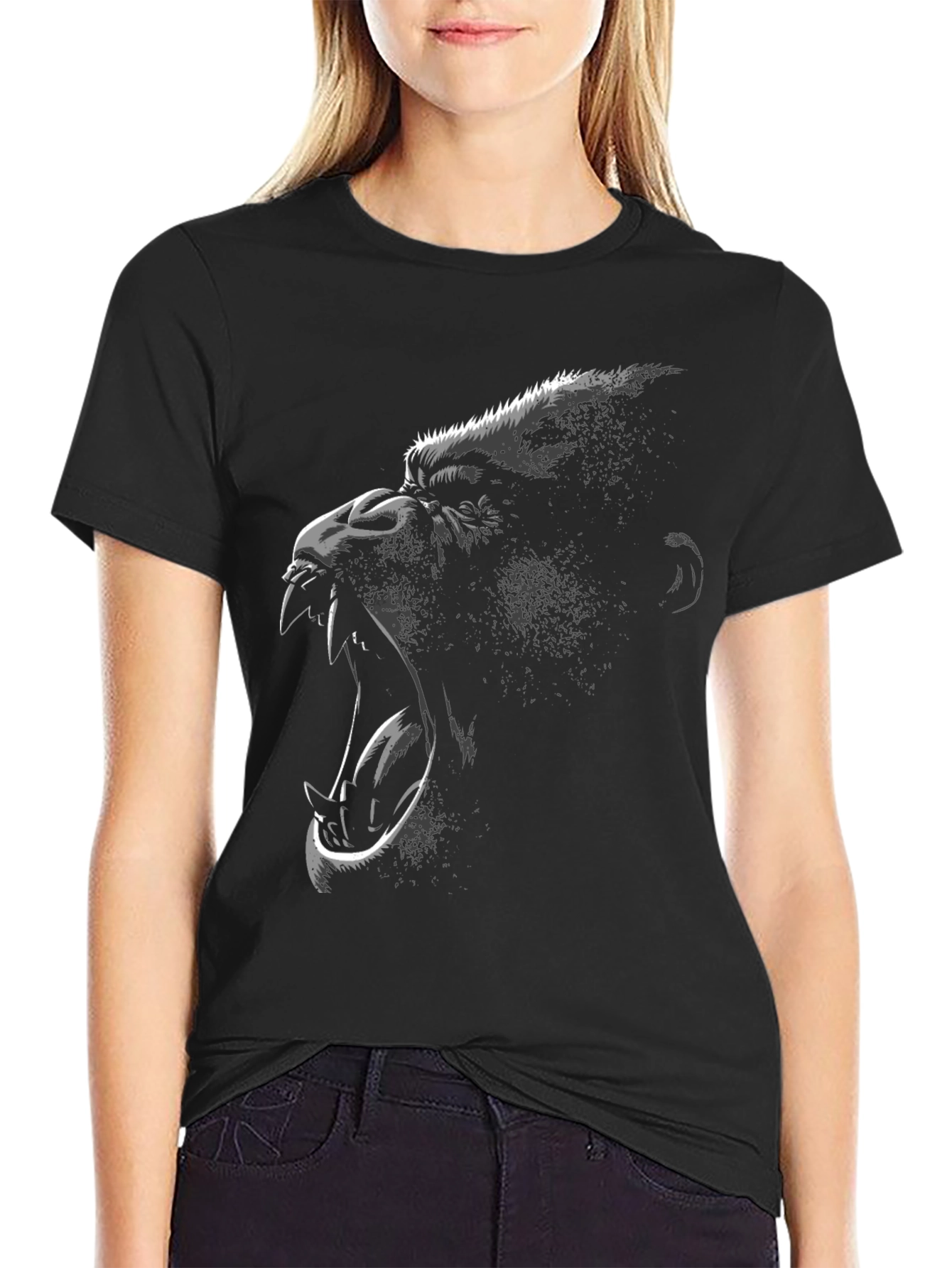 Graphic Gorilla T-Shirt - Fierce Design