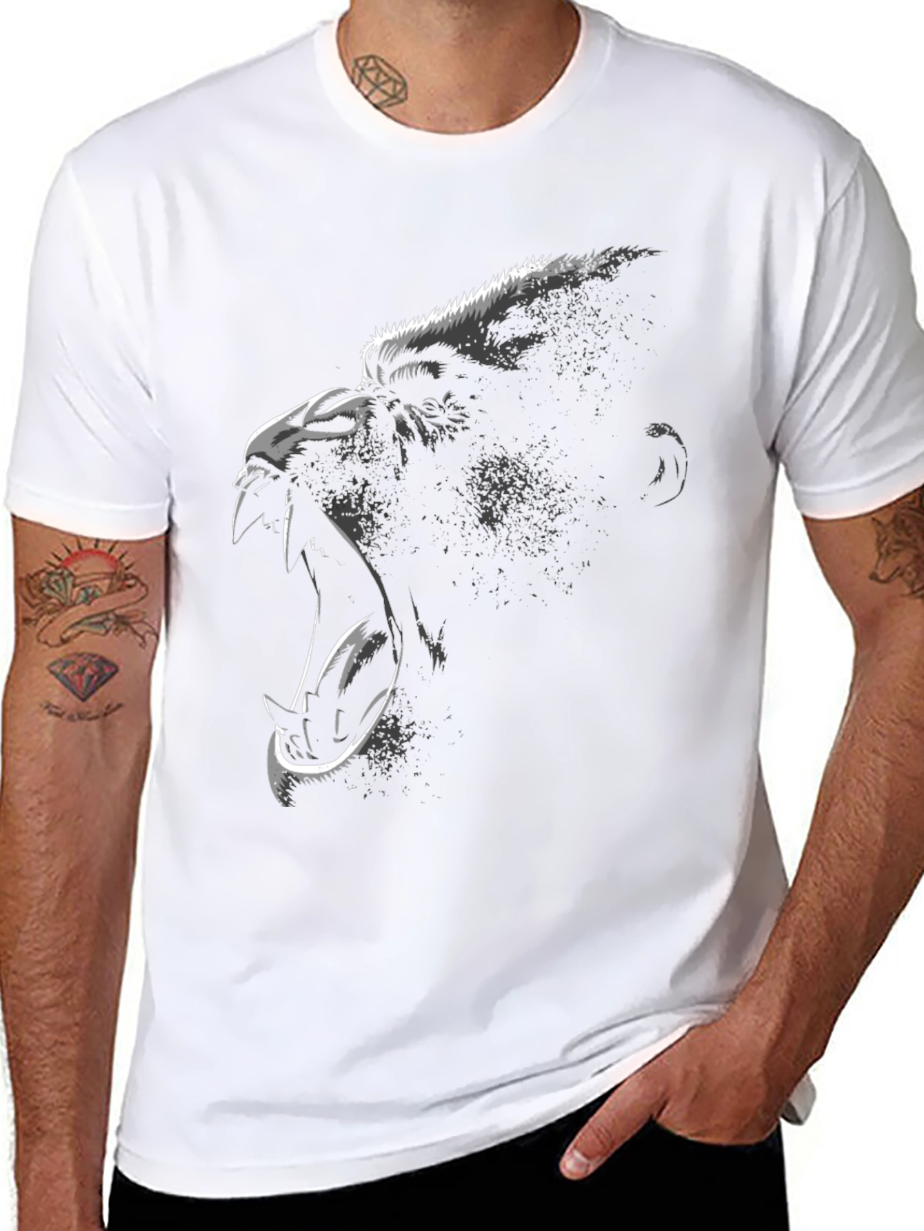 Graphic Gorilla T-Shirt - Fierce Design