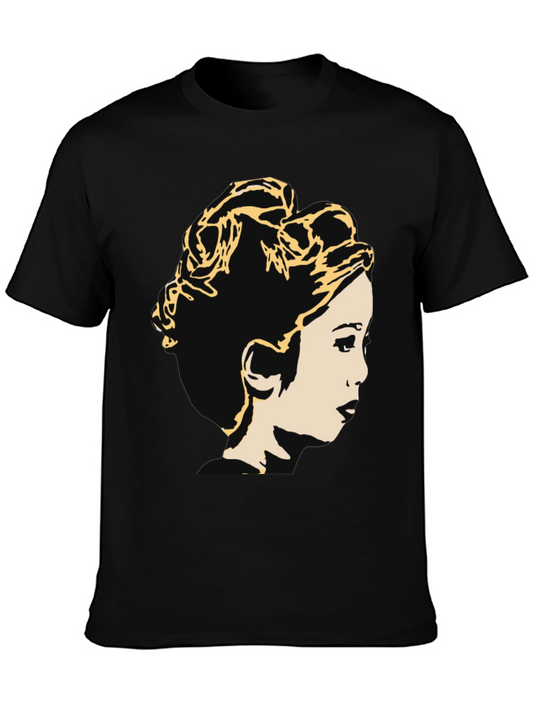 Princess Leia Graphic T-Shirt - Black