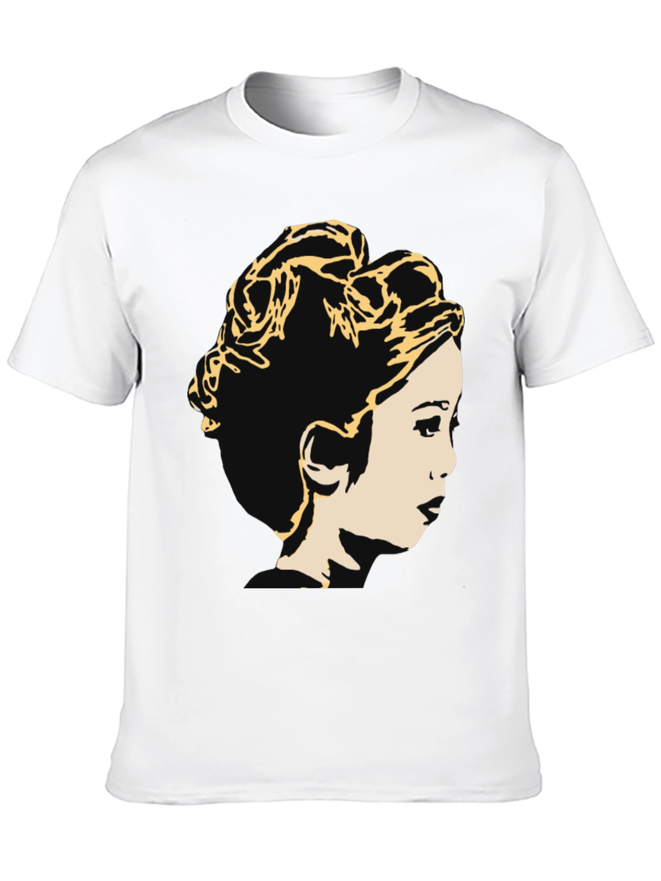Princess Leia Graphic T-Shirt - Black
