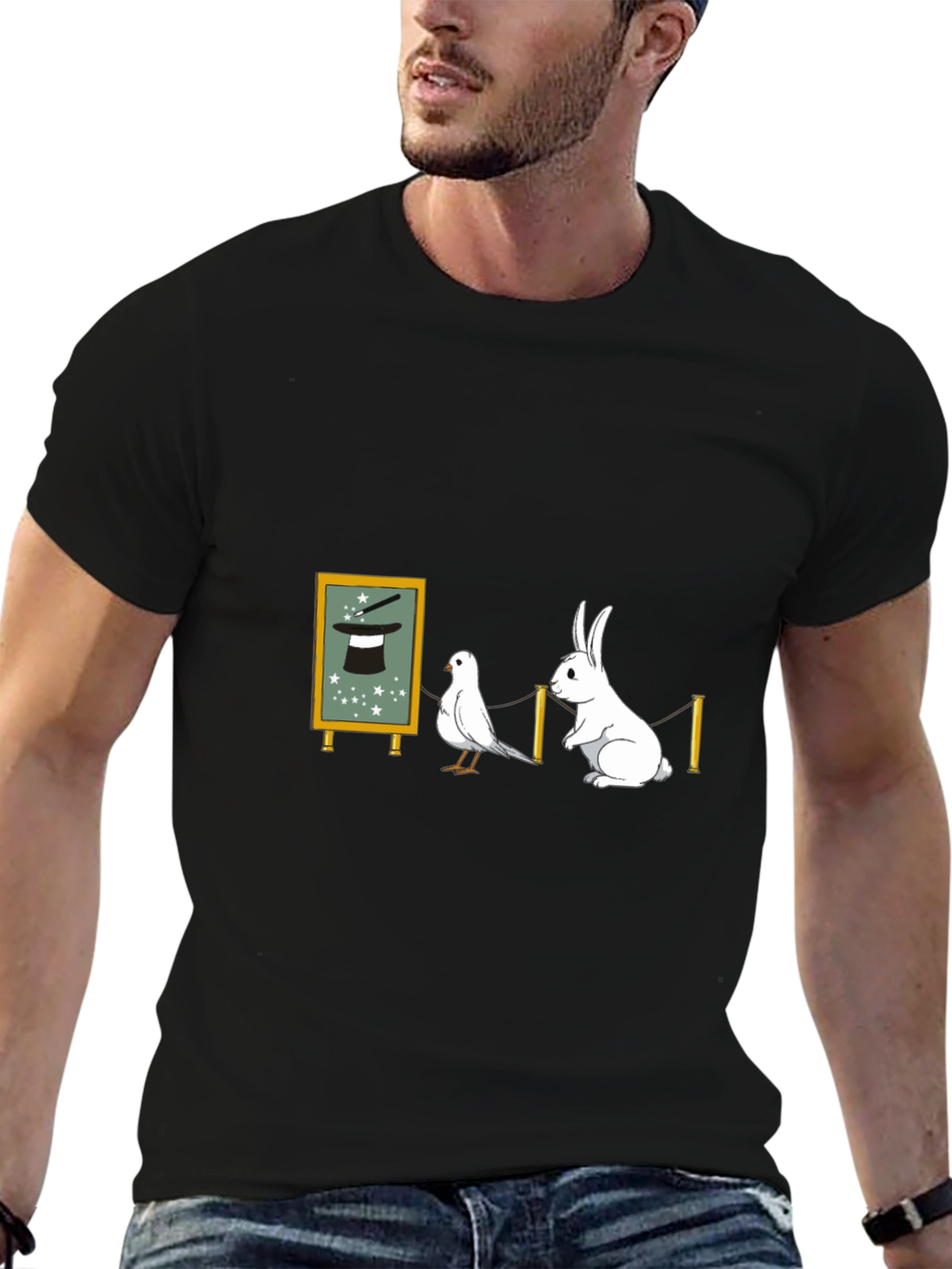 Magical Illusion T-Shirt: Rabbit Dove & Hat!