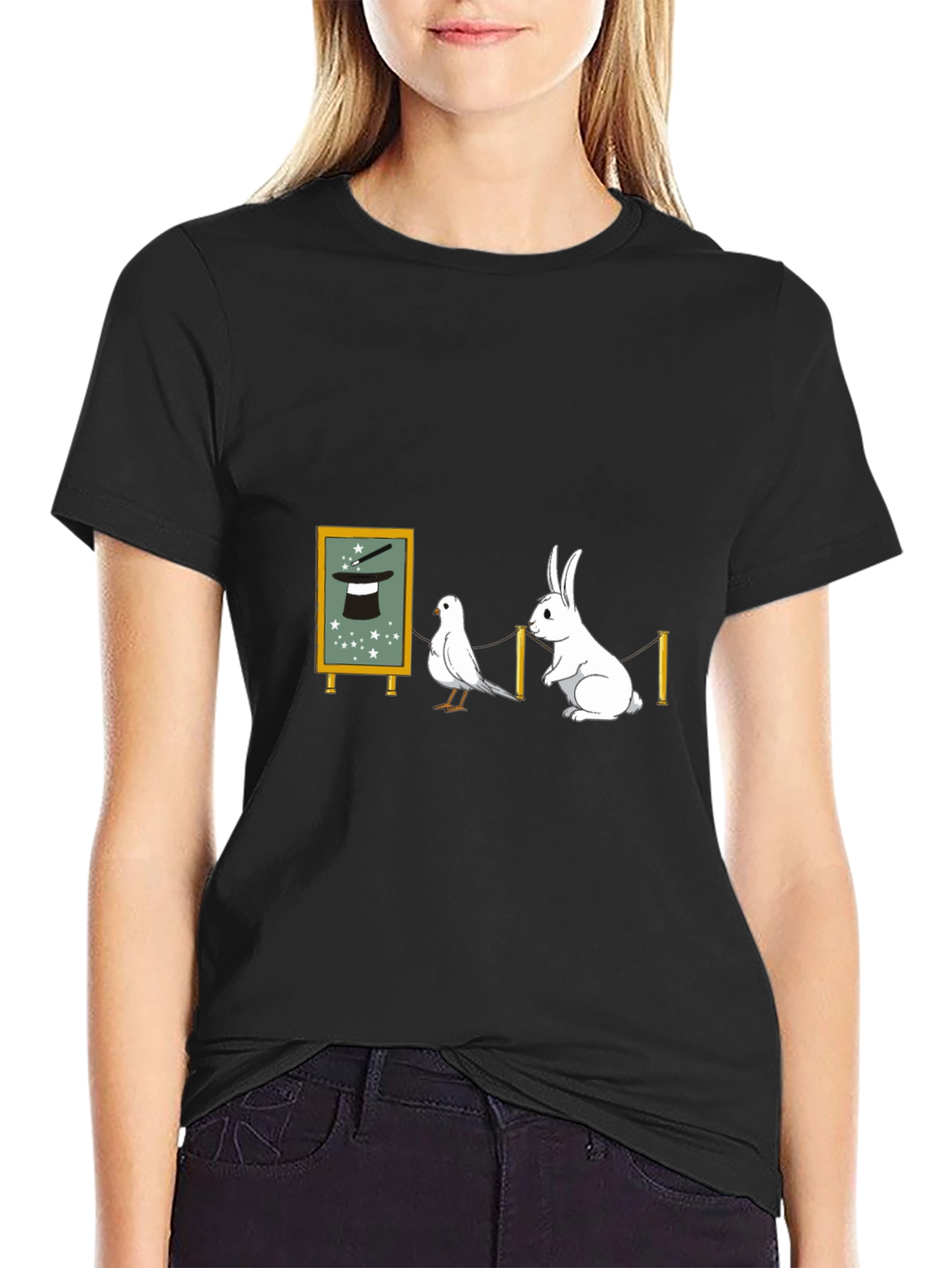 Magical Illusion T-Shirt: Rabbit Dove & Hat!