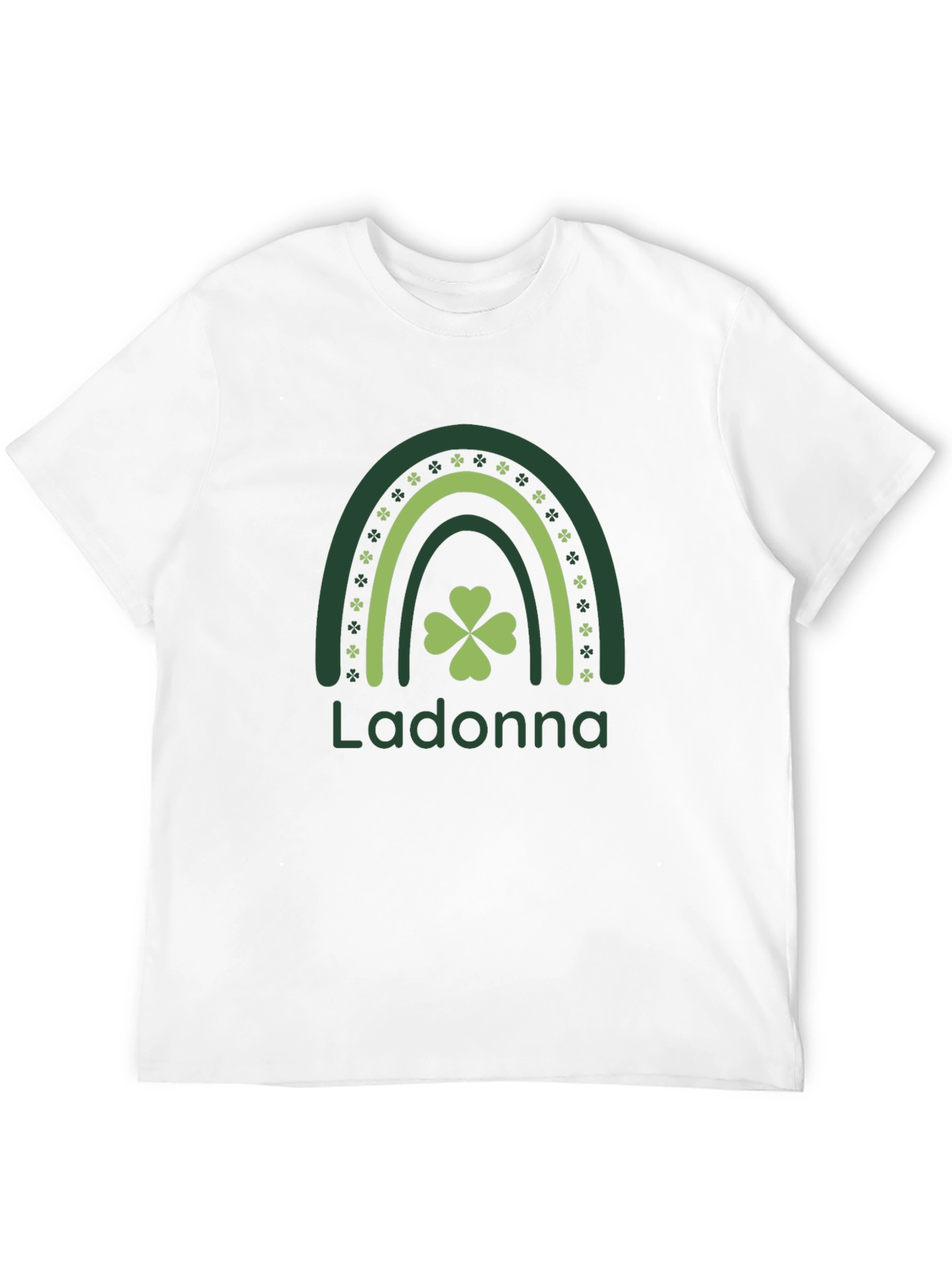 Ladonna St. Patricks Day Rainbow Shamrock T-Shirt