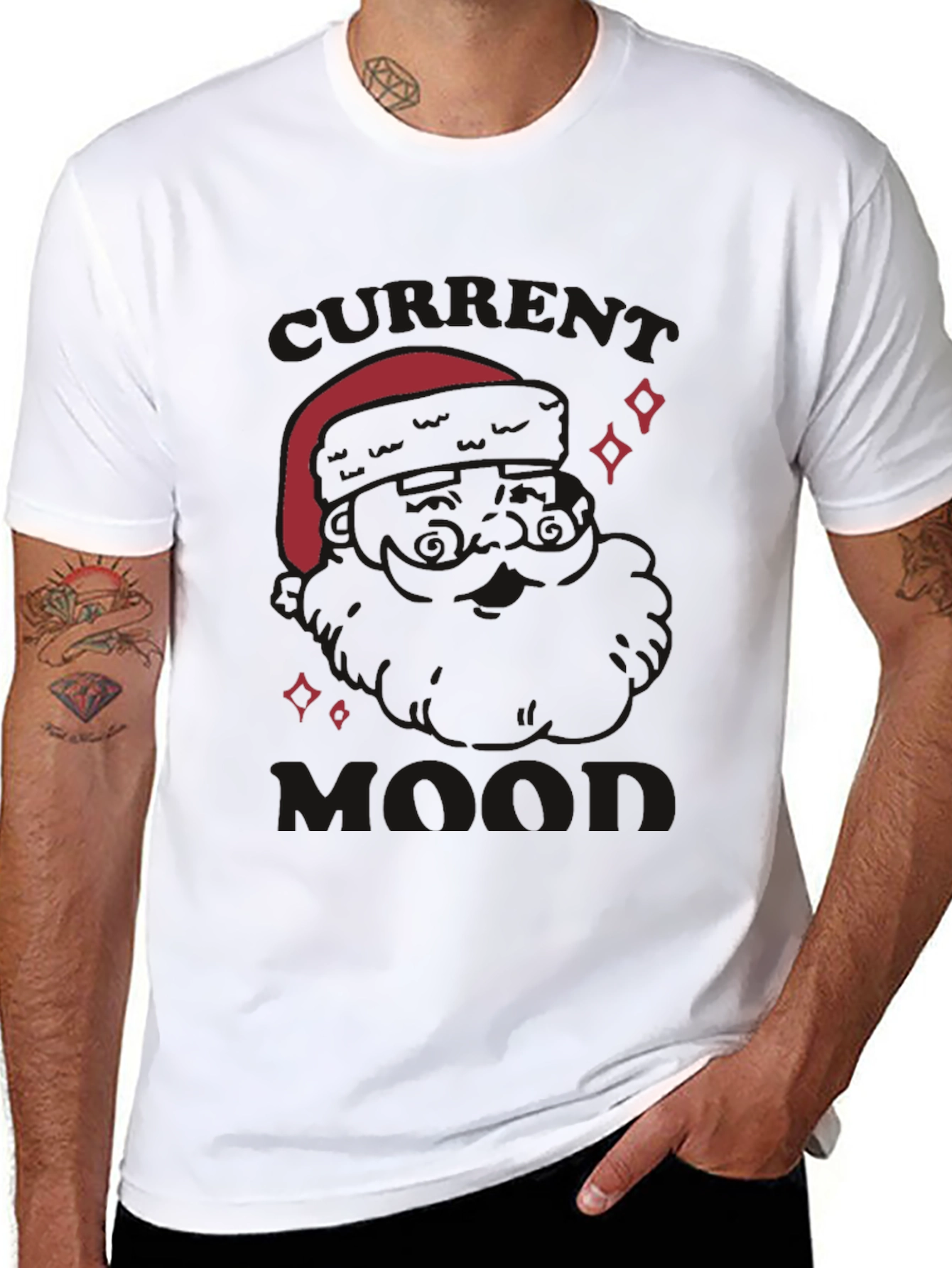 Funny Santa Mood T-Shirt