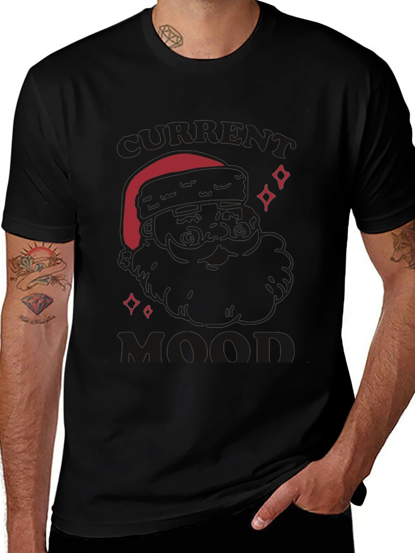 Funny Santa Mood T-Shirt