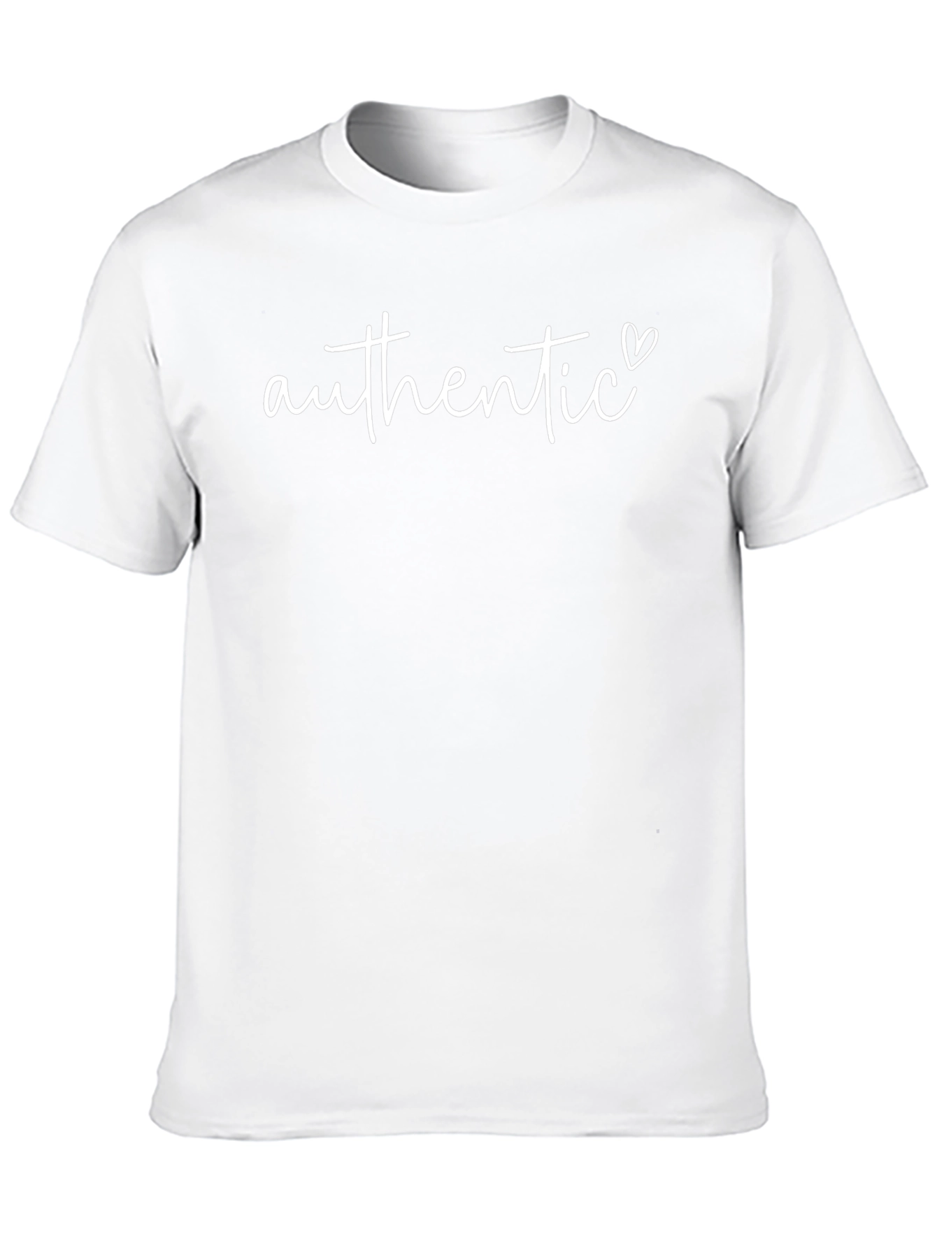 Authentic Heart Graphic Tee - Stylish Comfort Fit