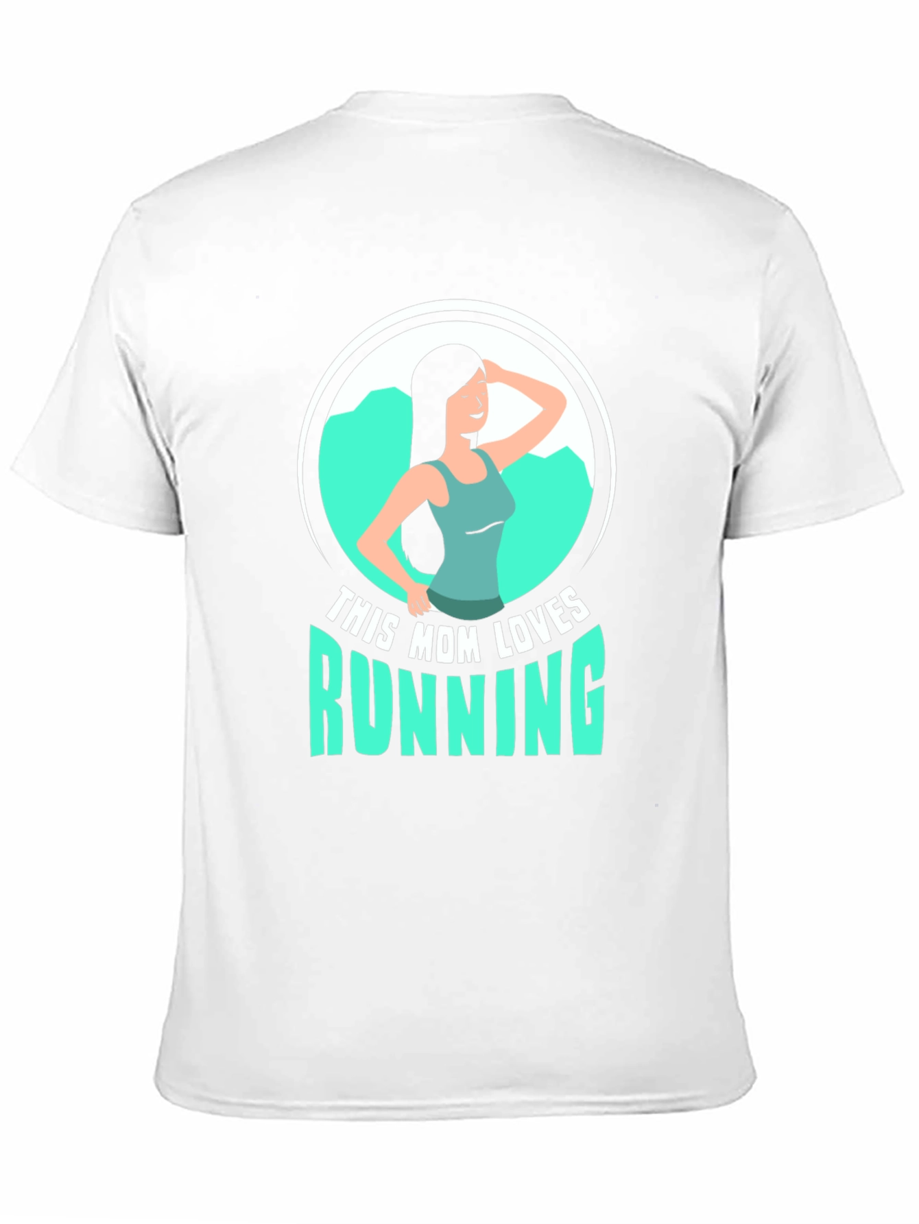 This Mom Loves Running Graphic T-Shirt