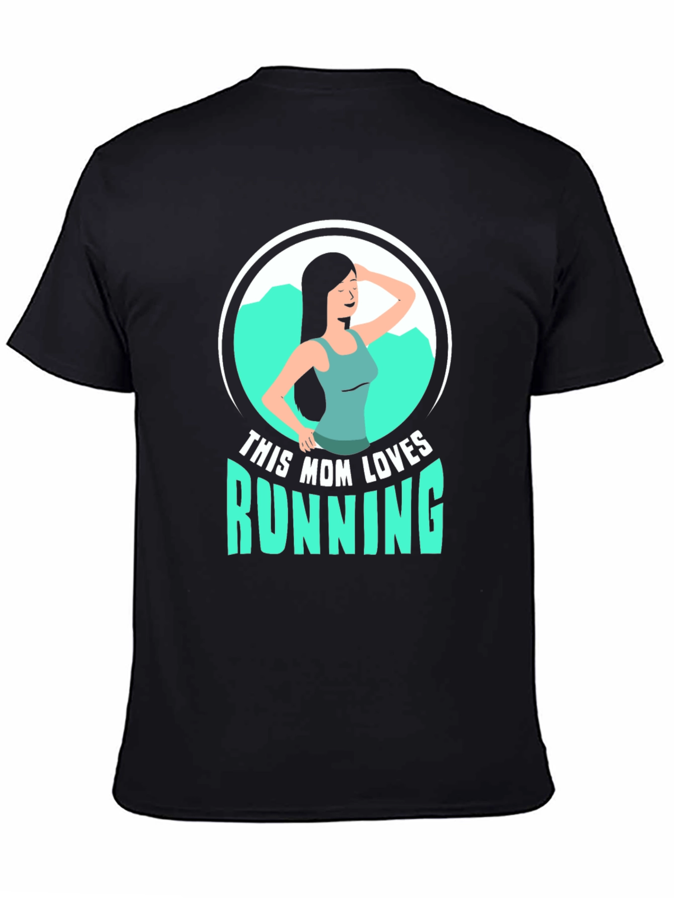 This Mom Loves Running Graphic T-Shirt