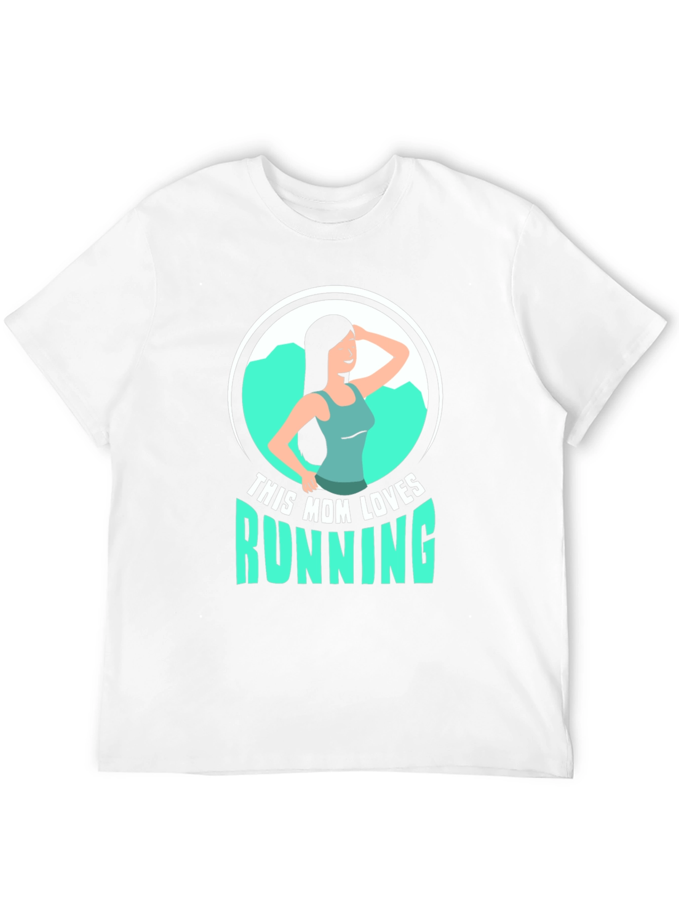 This Mom Loves Running Graphic T-Shirt