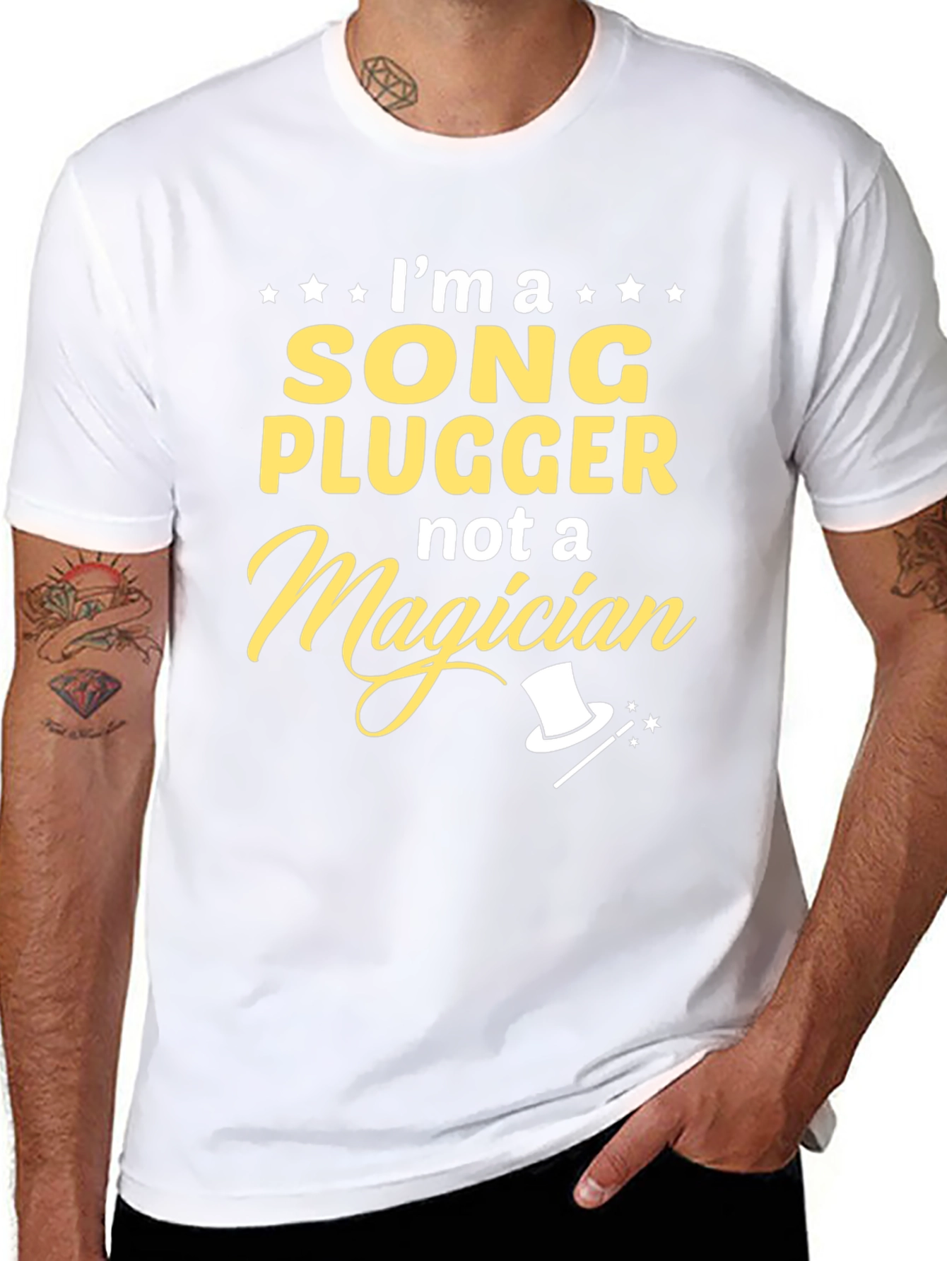 Song Plugger Tee - Funny Musician T-Shirt