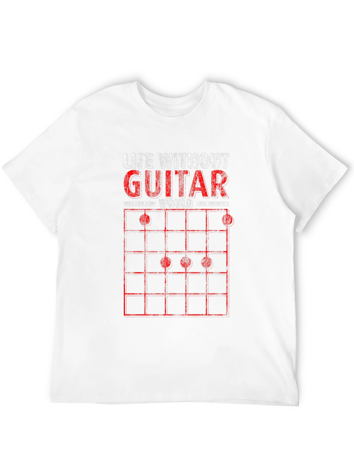 Life Without Guitar Graphic Tee - Music Lover Gift