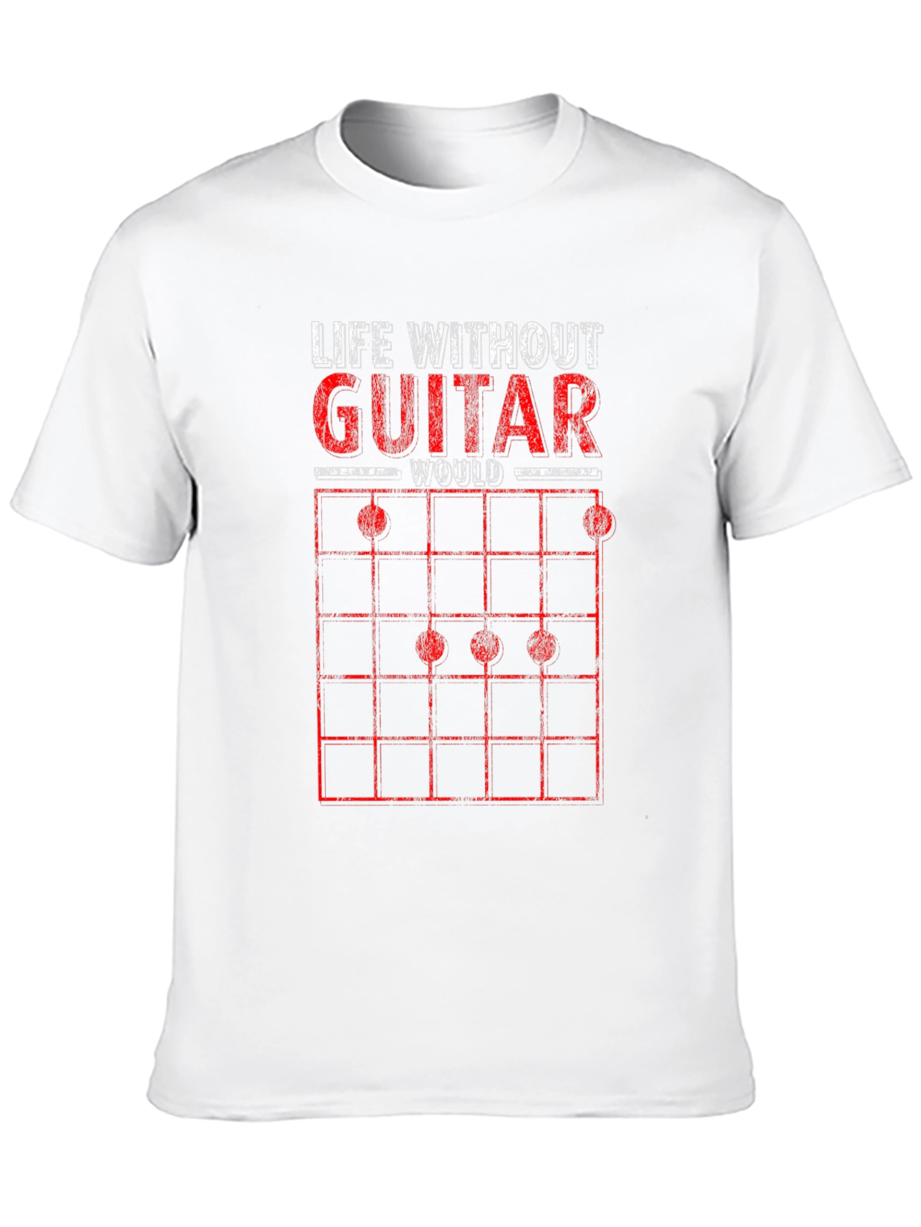 Life Without Guitar Graphic Tee - Music Lover Gift