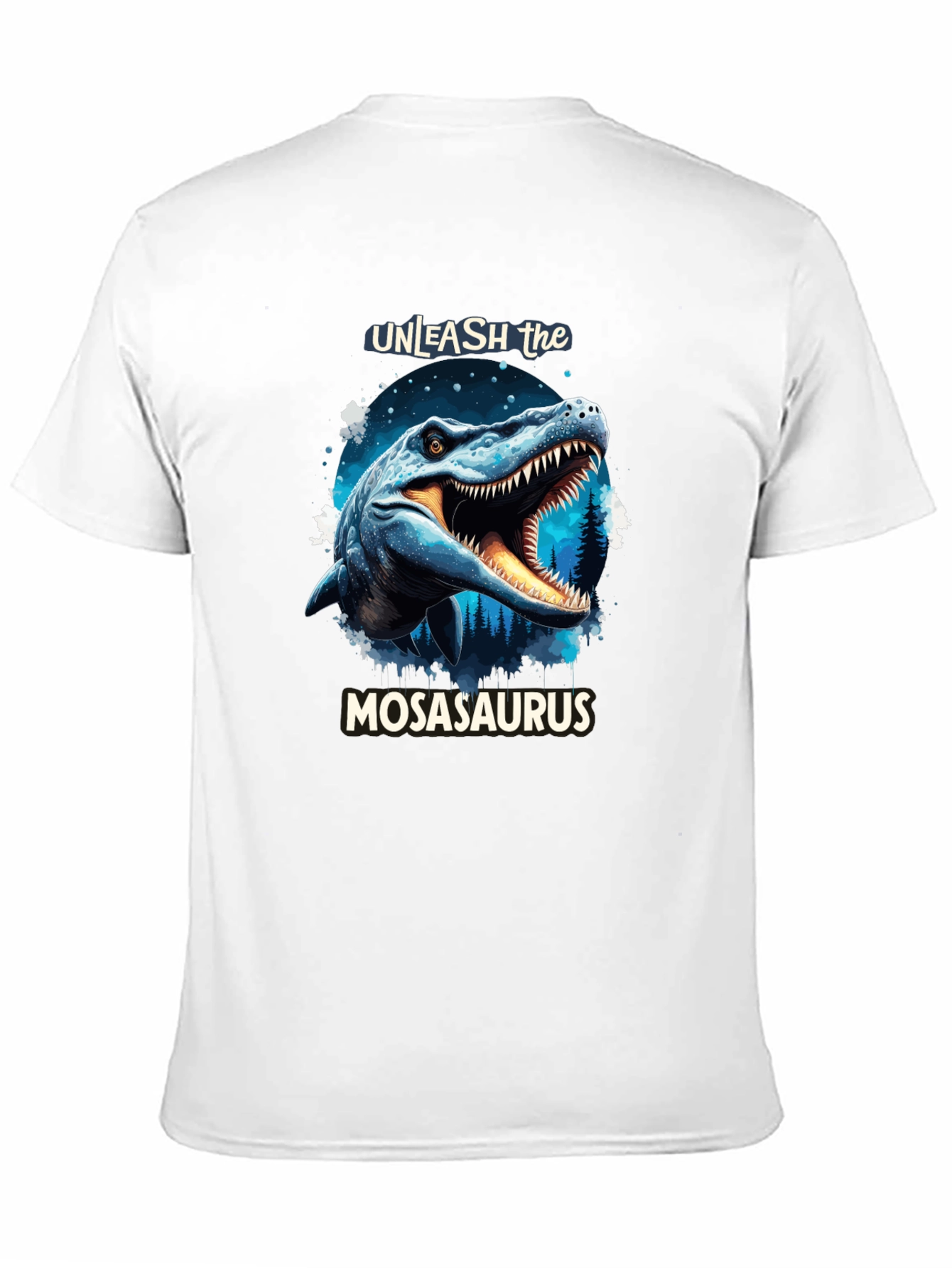 Unleash the Mosasaurus Black T-Shirt