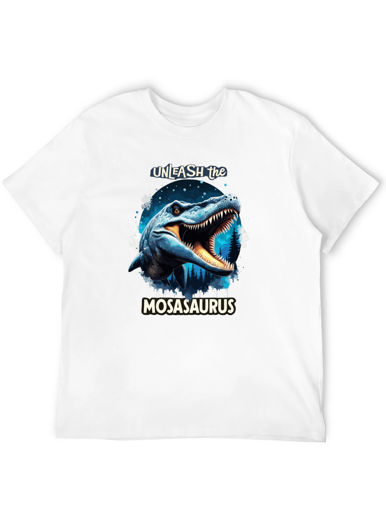 Unleash the Mosasaurus Black T-Shirt