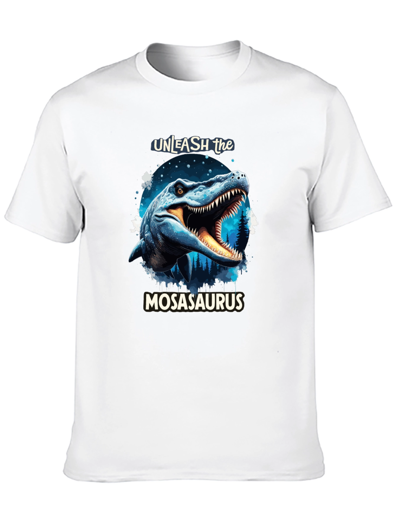 Unleash the Mosasaurus Black T-Shirt