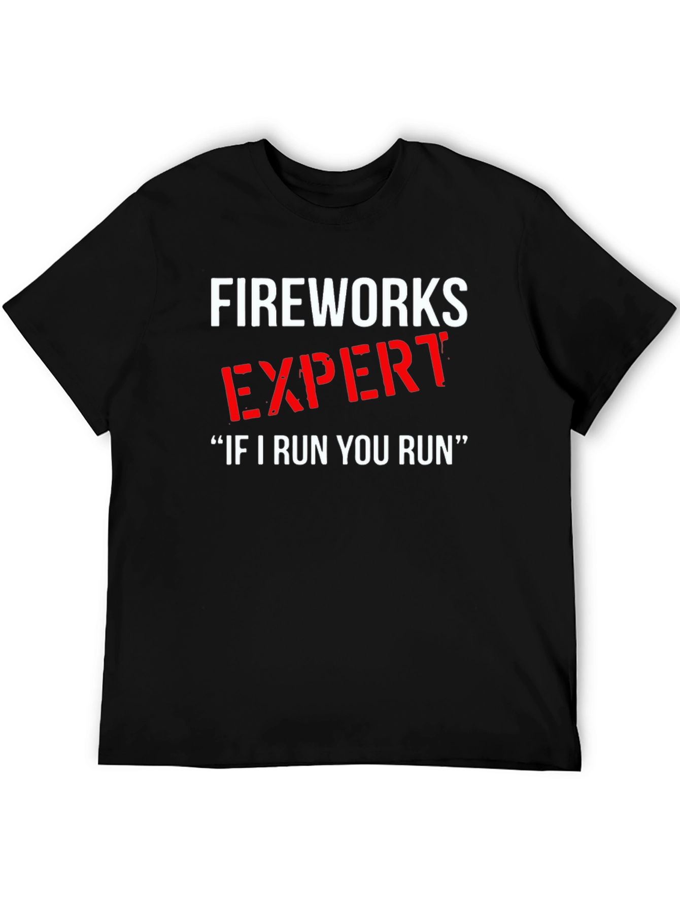 Fireworks Expert Novelty Graphic Tee