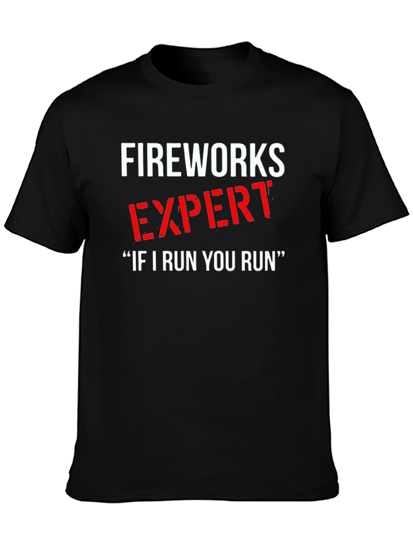 Fireworks Expert Novelty Graphic Tee