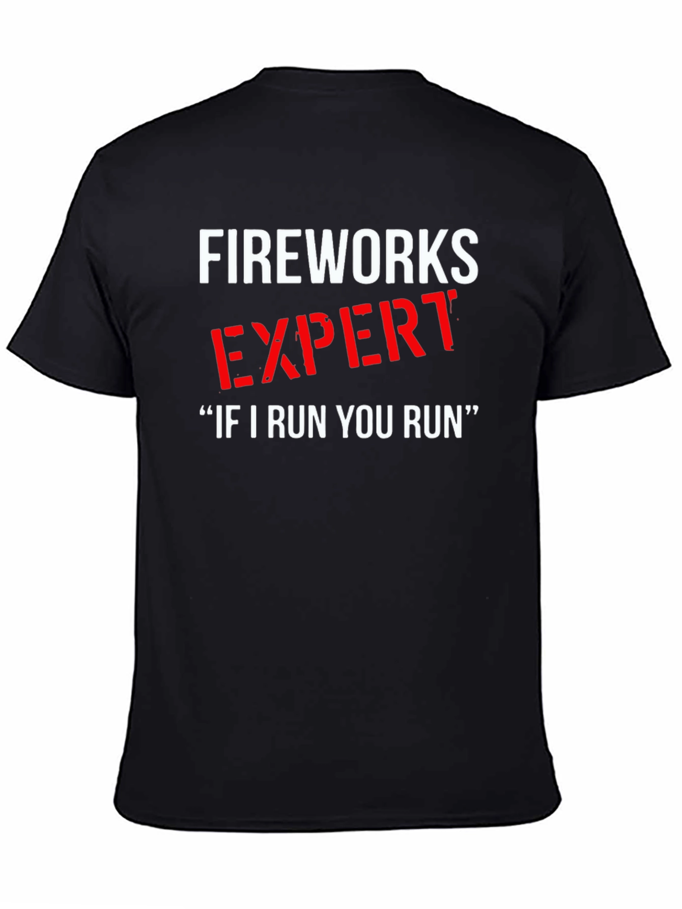 Fireworks Expert Novelty Graphic Tee