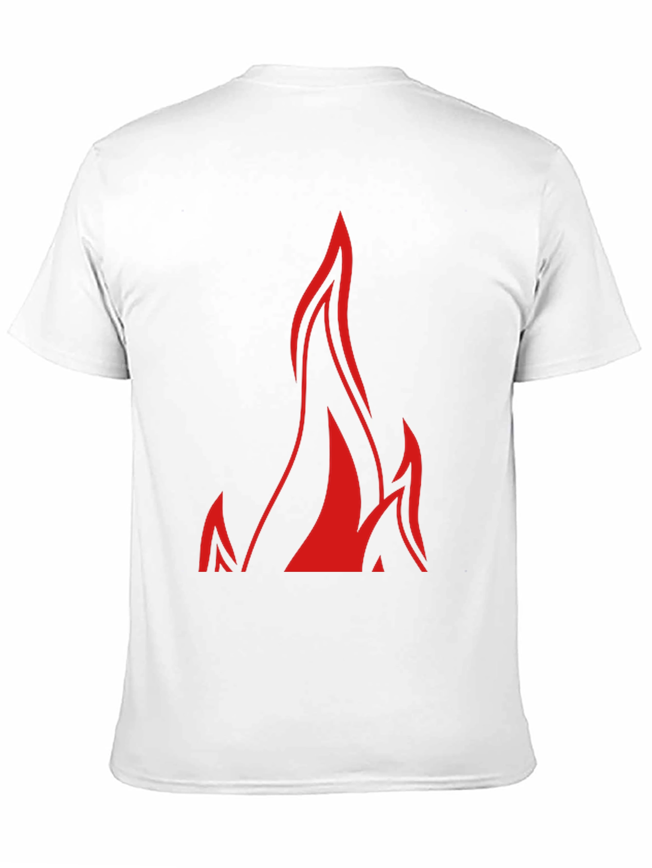 Flame Graphic Black T-Shirt
