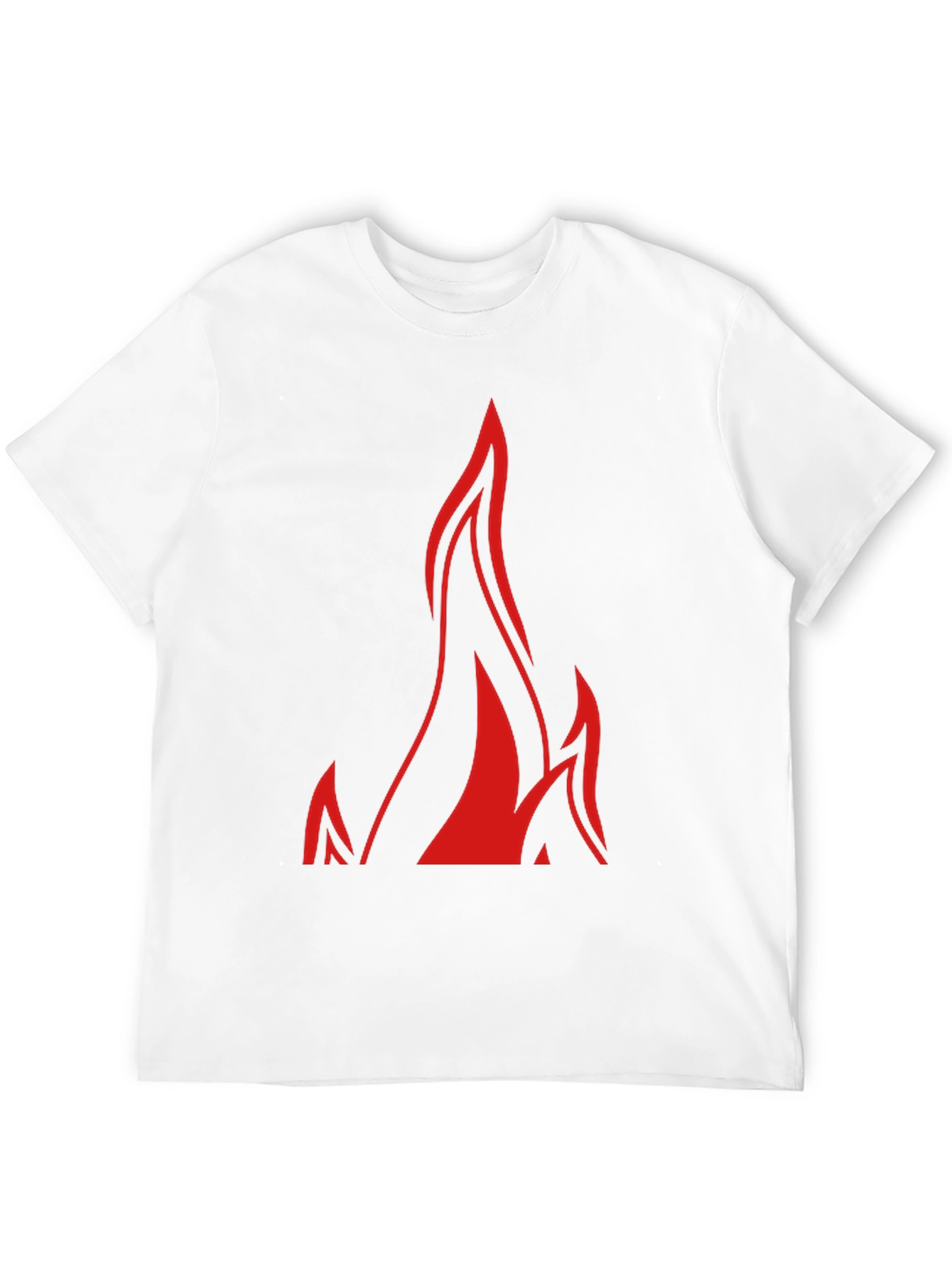 Flame Graphic Black T-Shirt