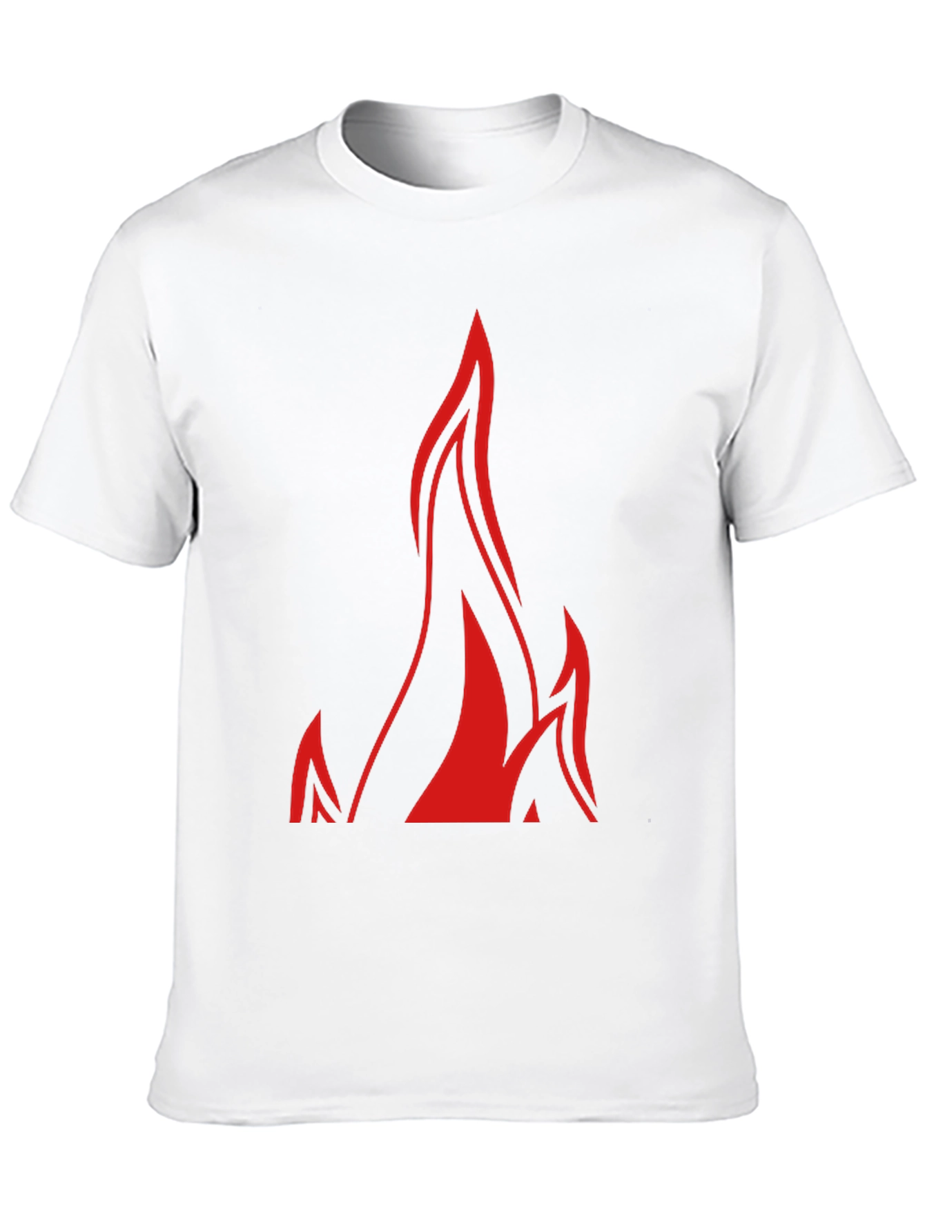 Flame Graphic Black T-Shirt
