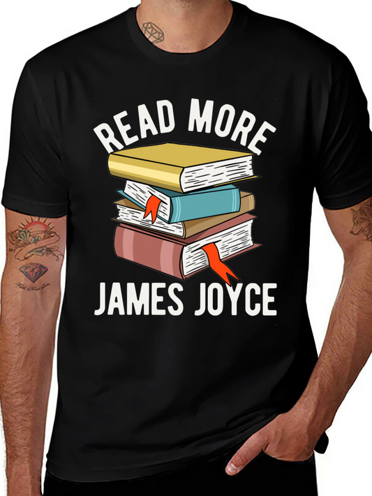 Read More James Joyce Stacked Books T-Shirt