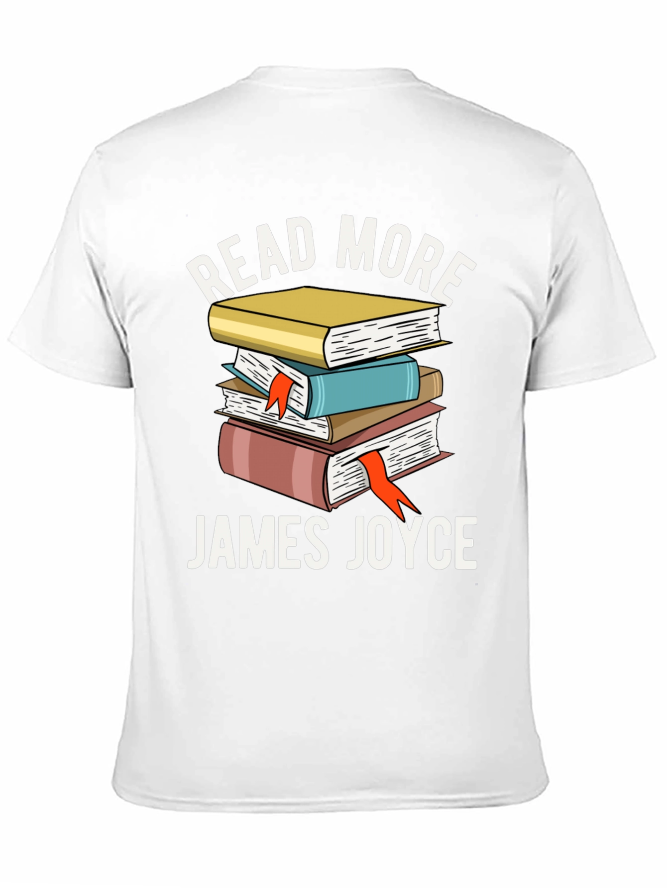 Read More James Joyce Stacked Books T-Shirt