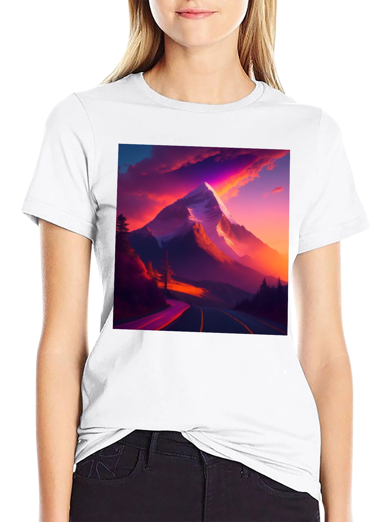 Mountain Road Graphic Tee