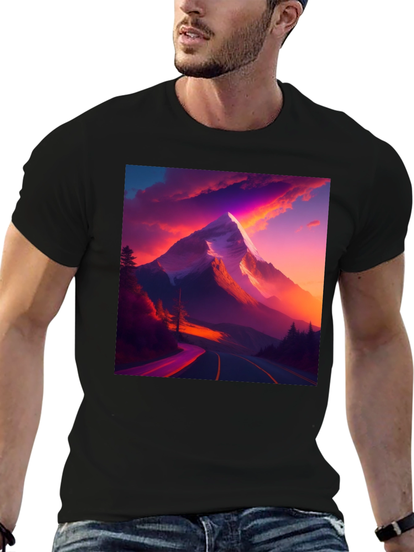 Mountain Road Graphic Tee