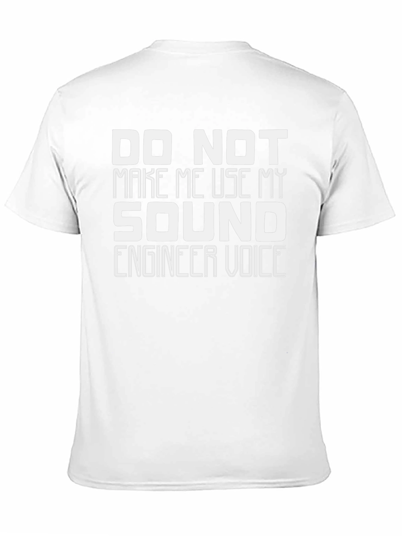 Sound Engineer Voice T-Shirt - Funny Audio Professional Tee