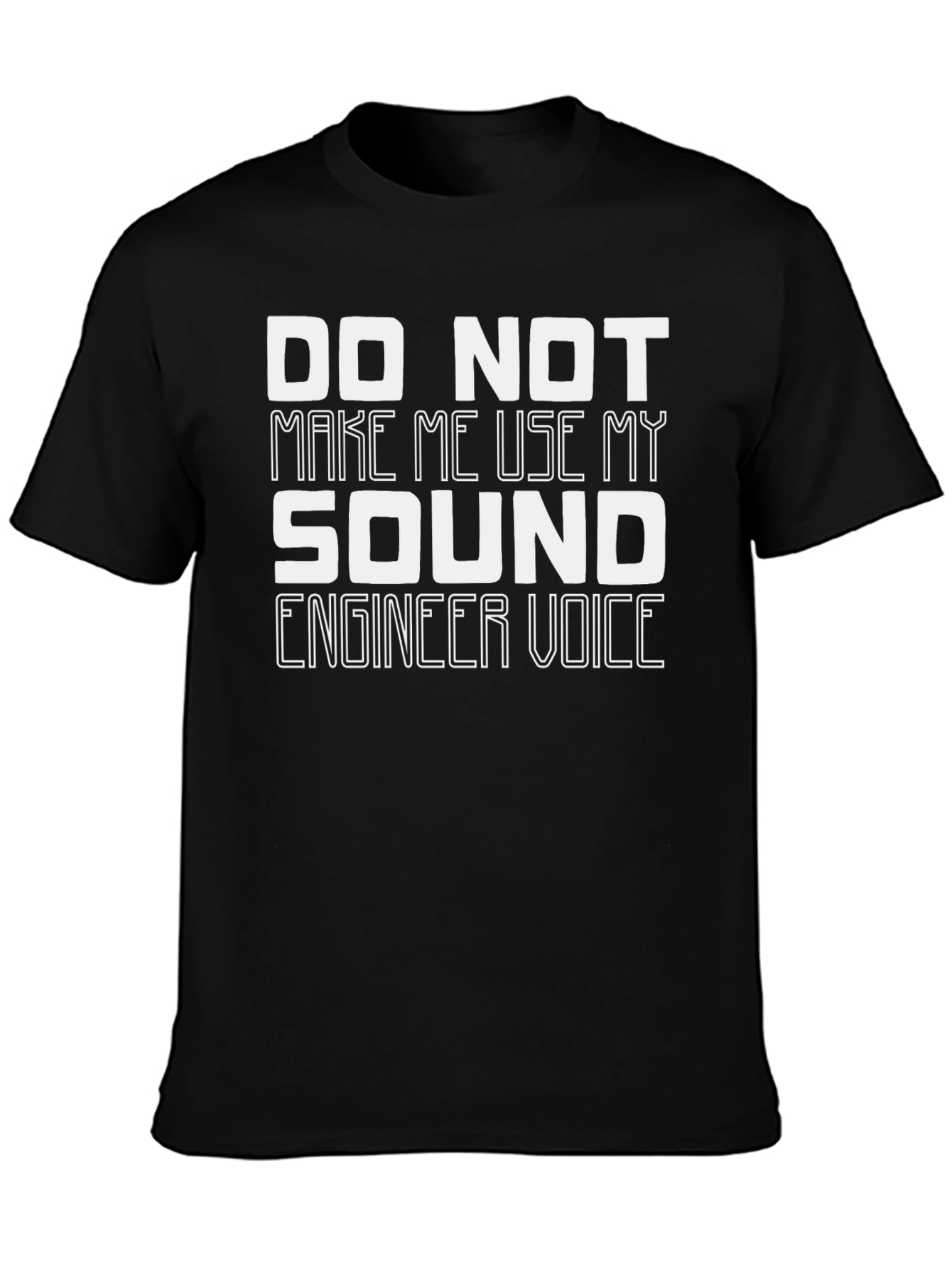 Sound Engineer Voice T-Shirt - Funny Audio Professional Tee