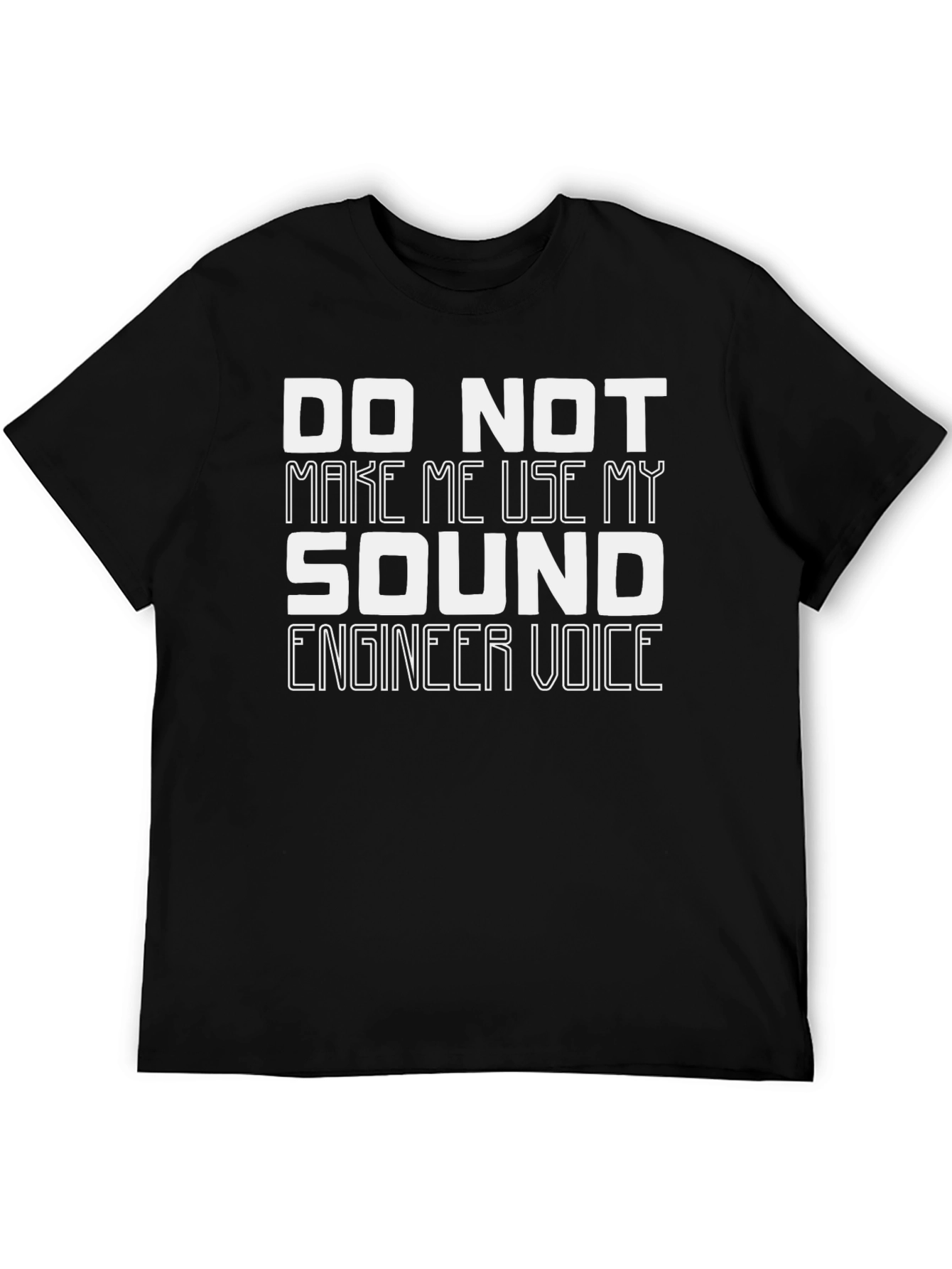 Sound Engineer Voice T-Shirt - Funny Audio Professional Tee