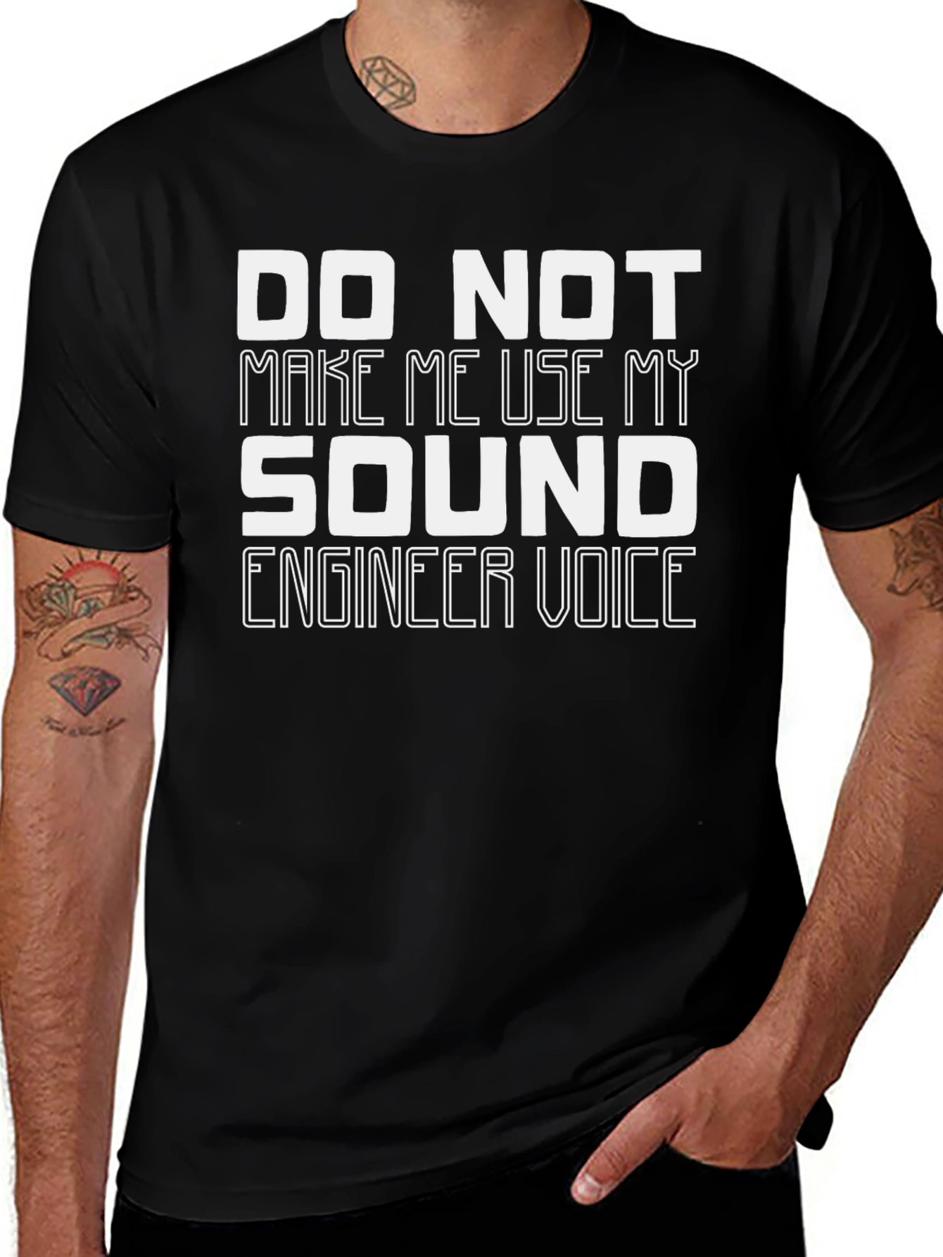 Sound Engineer Voice T-Shirt - Funny Audio Professional Tee