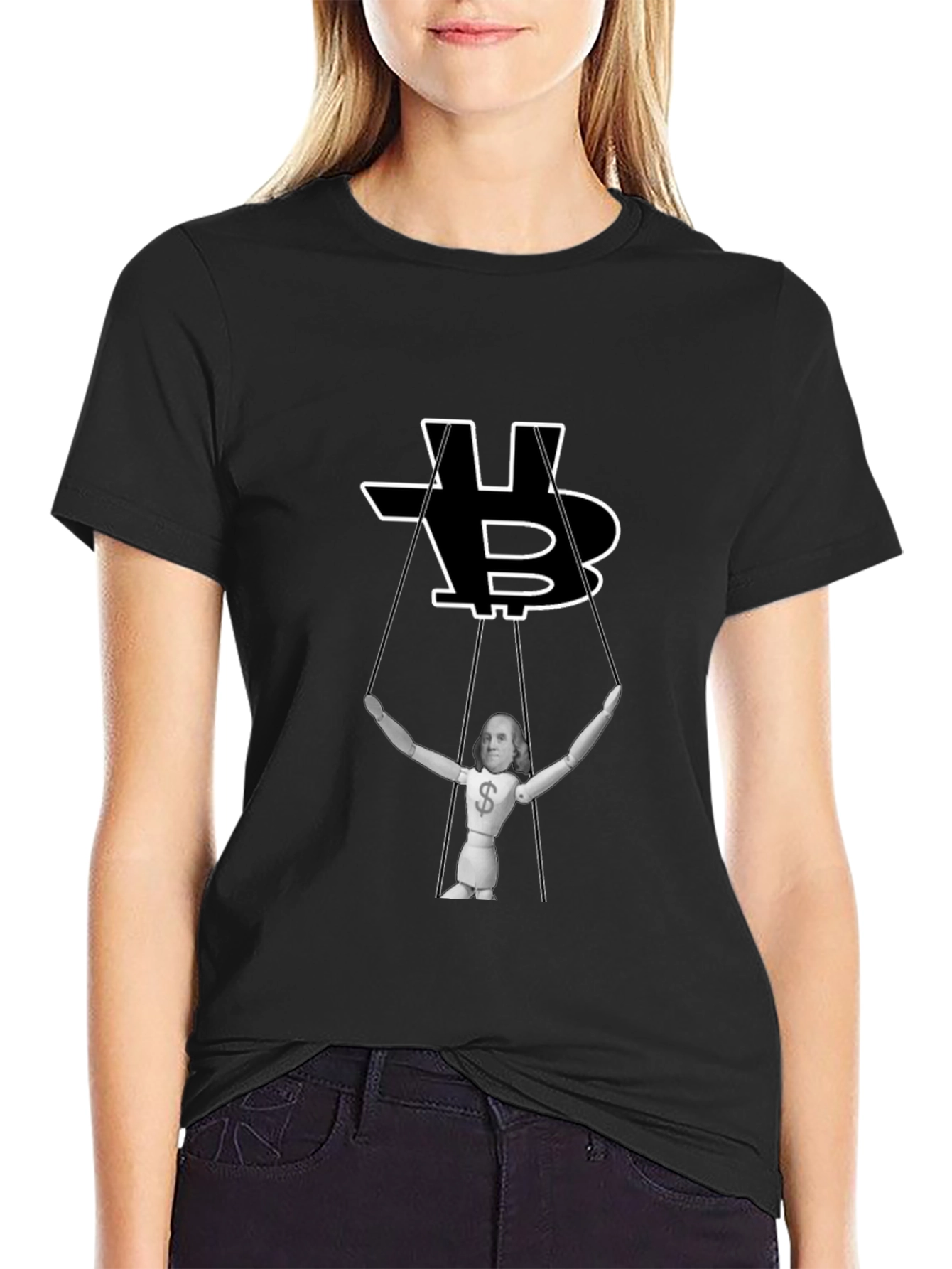 Bitcoin Puppet Master T-Shirt - Crypto Currency Tee