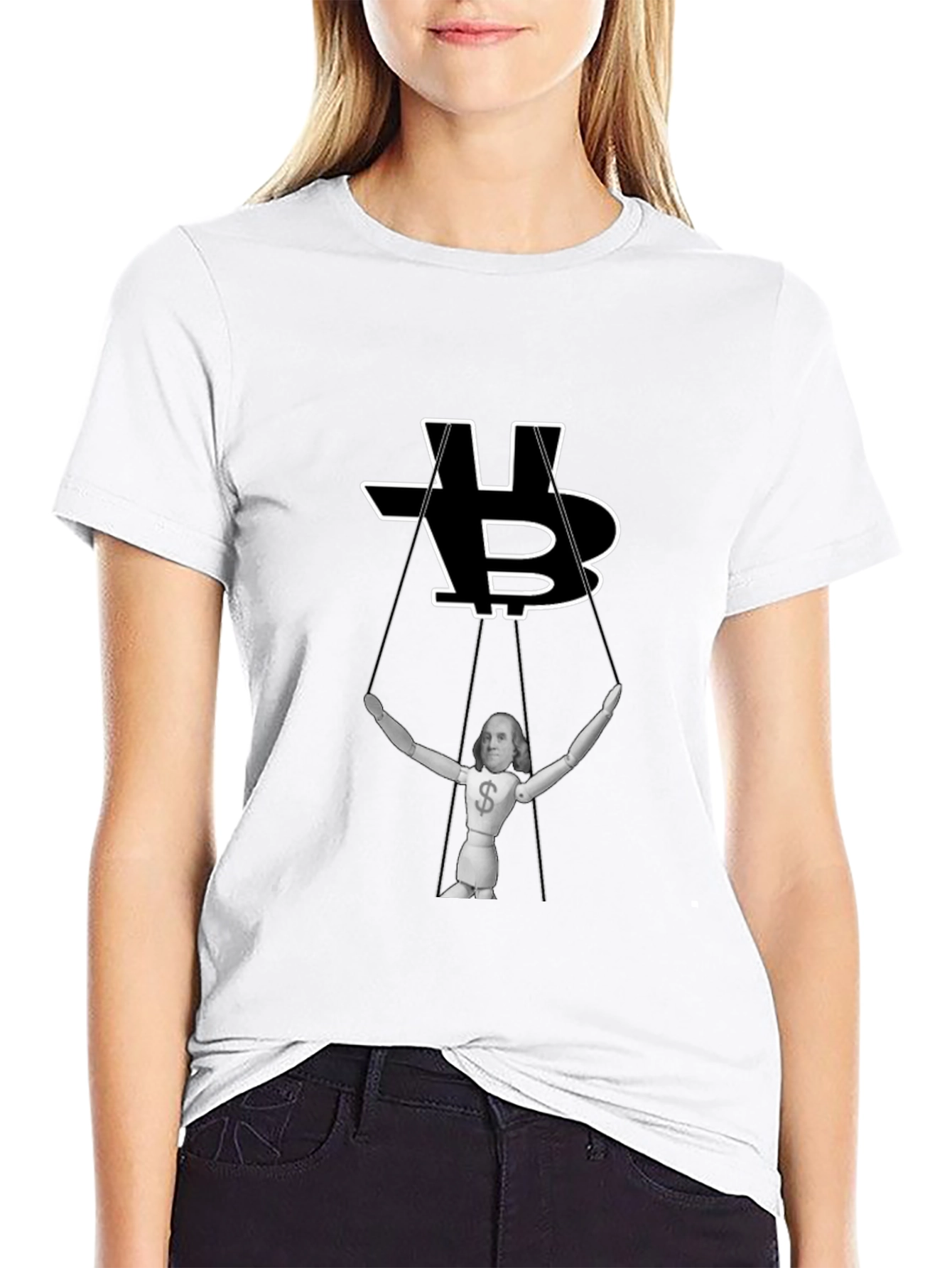 Bitcoin Puppet Master T-Shirt - Crypto Currency Tee