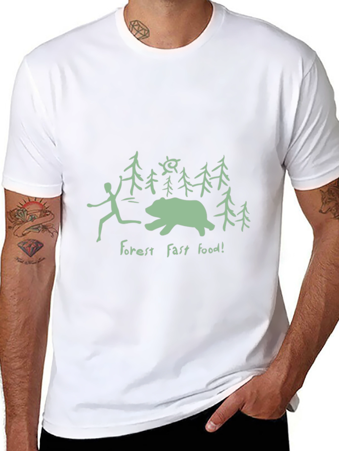 Forest Fast Food Graphic Tee