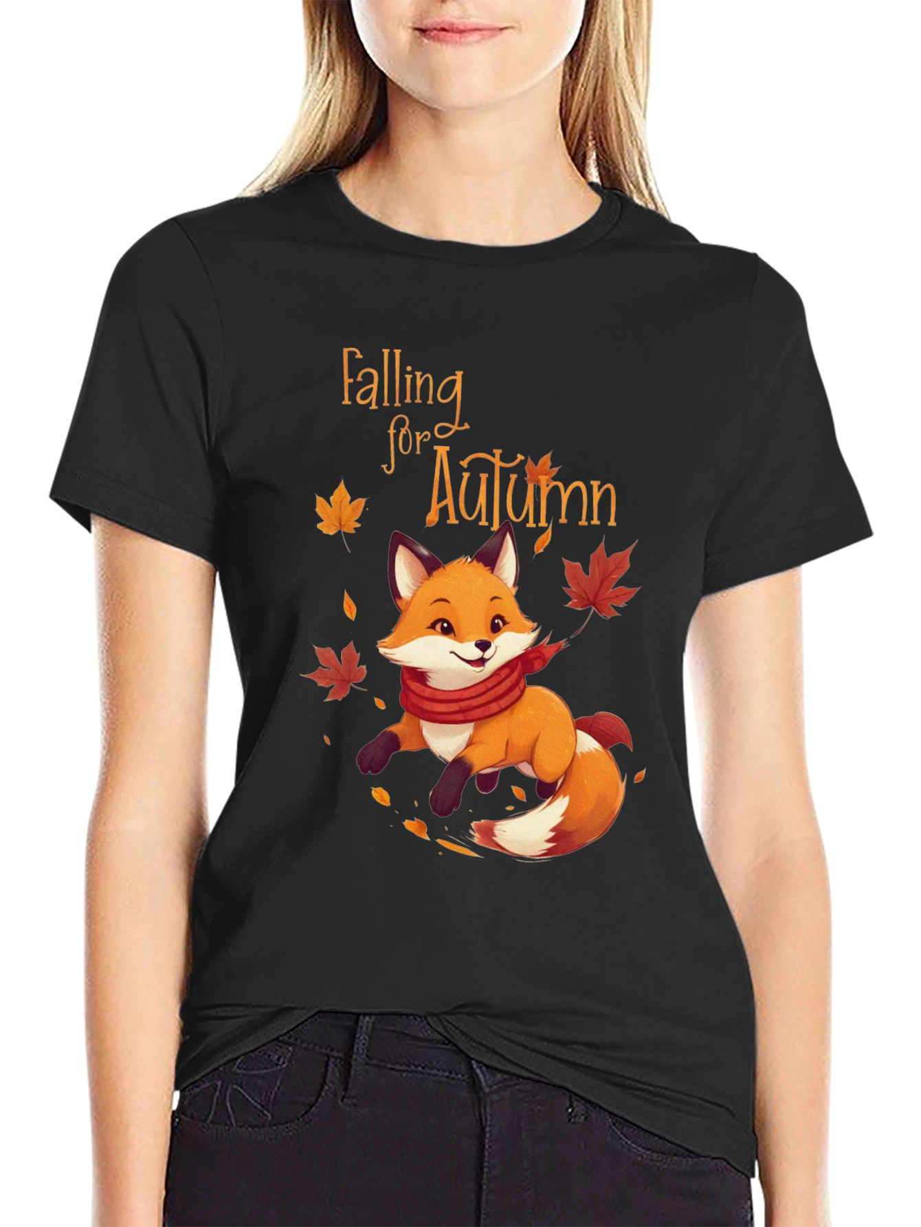 Falling for Autumn Fox Graphic Tee - Unisex