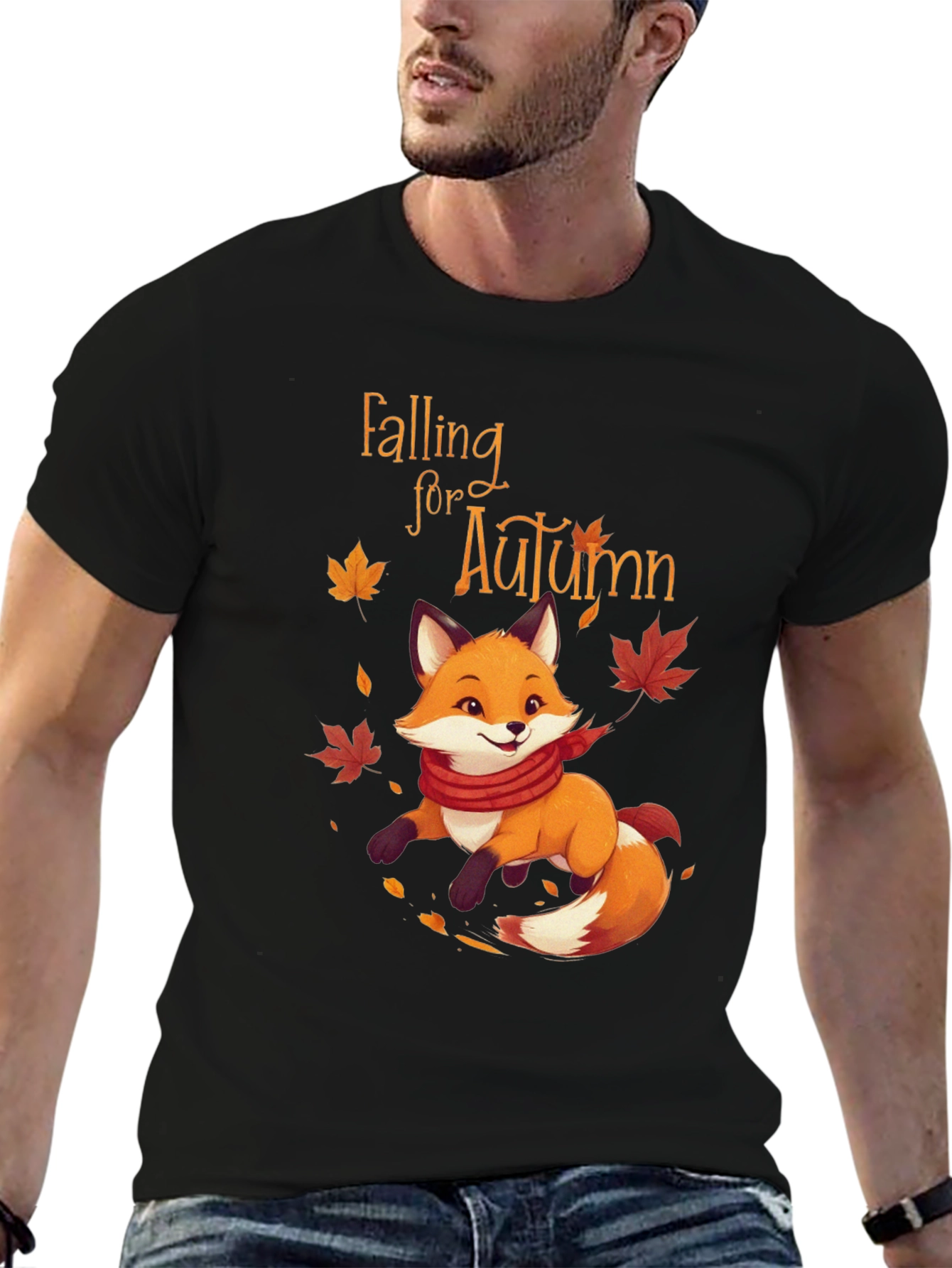 Falling for Autumn Fox Graphic Tee - Unisex