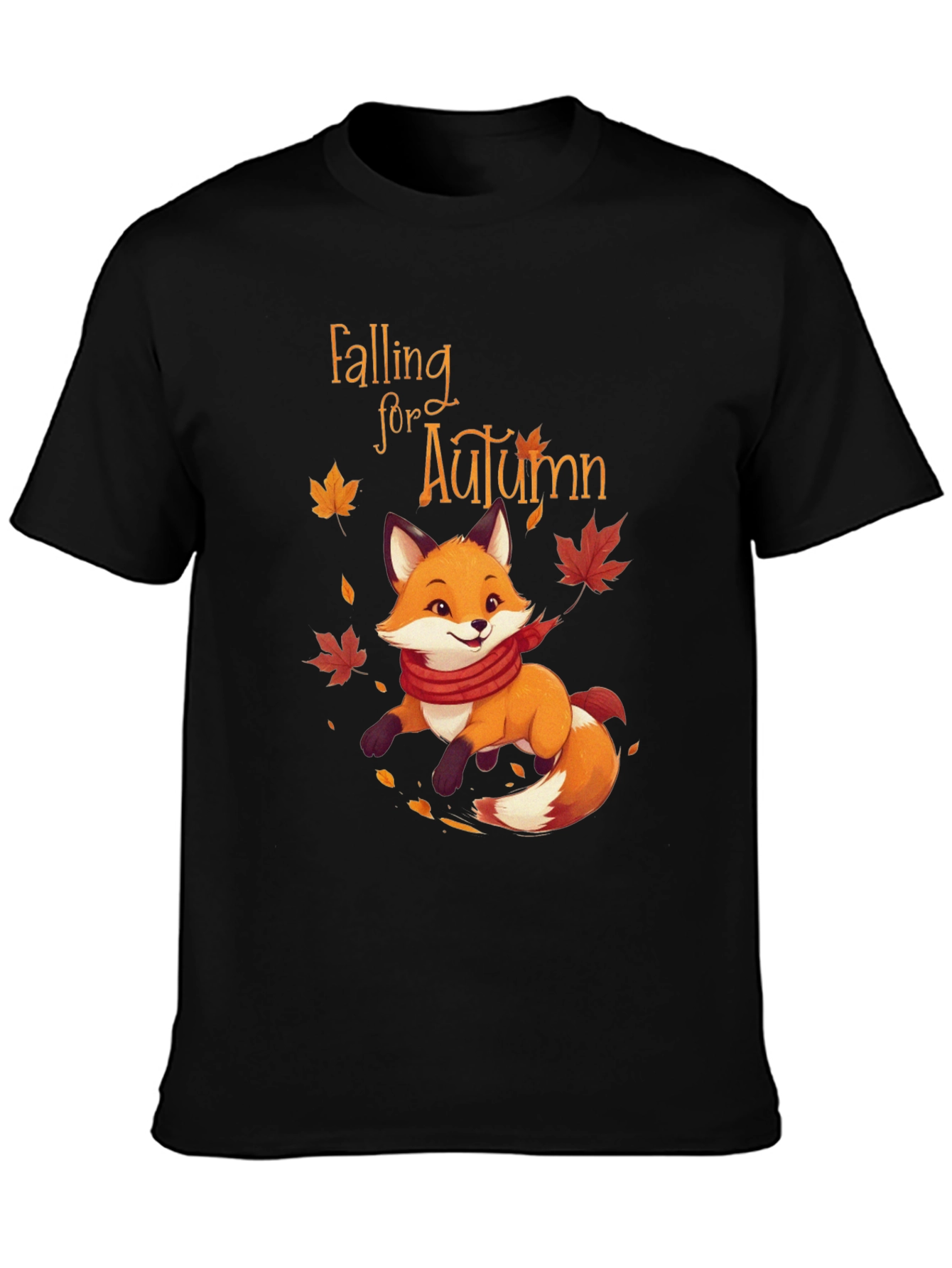 Falling for Autumn Fox Graphic Tee - Unisex