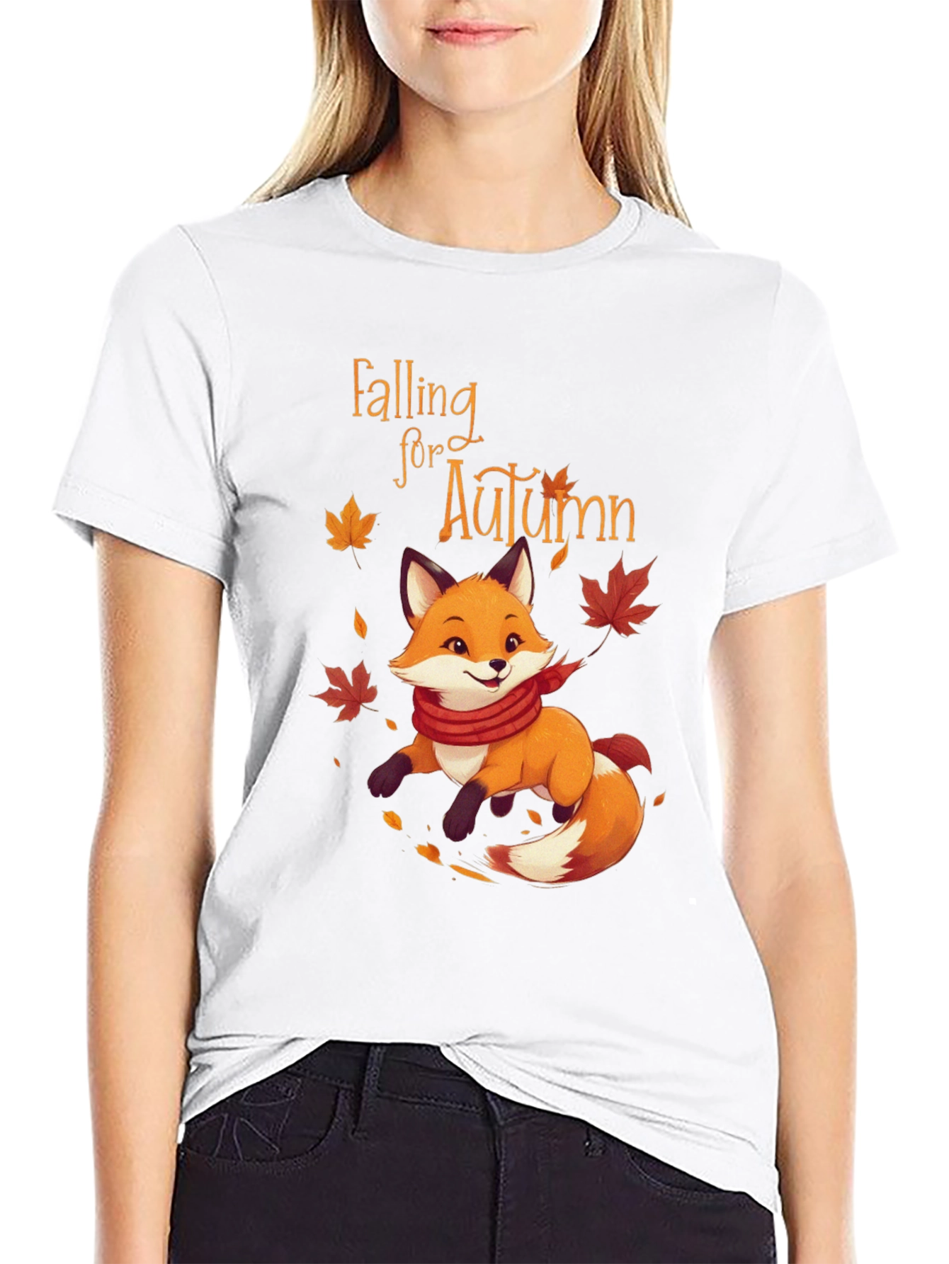 Falling for Autumn Fox Graphic Tee - Unisex
