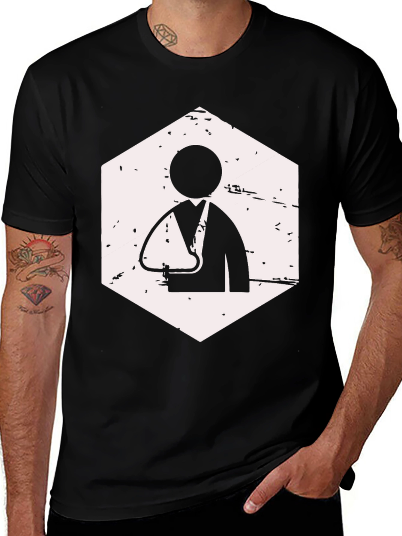 Arm Sling Graphic T-Shirt