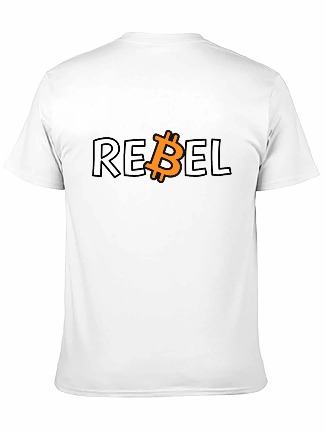 Bitcoin Rebel Graphic T-Shirt - Black