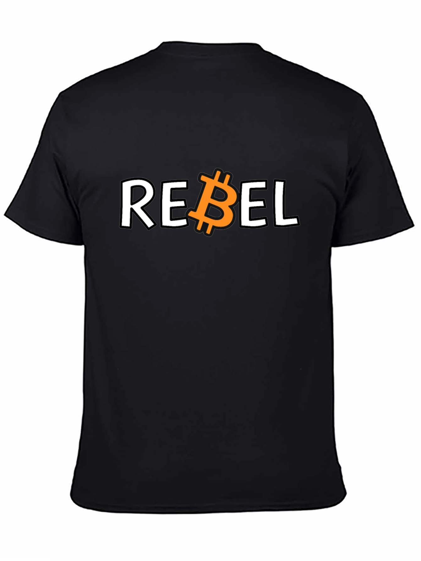 Bitcoin Rebel Graphic T-Shirt - Black