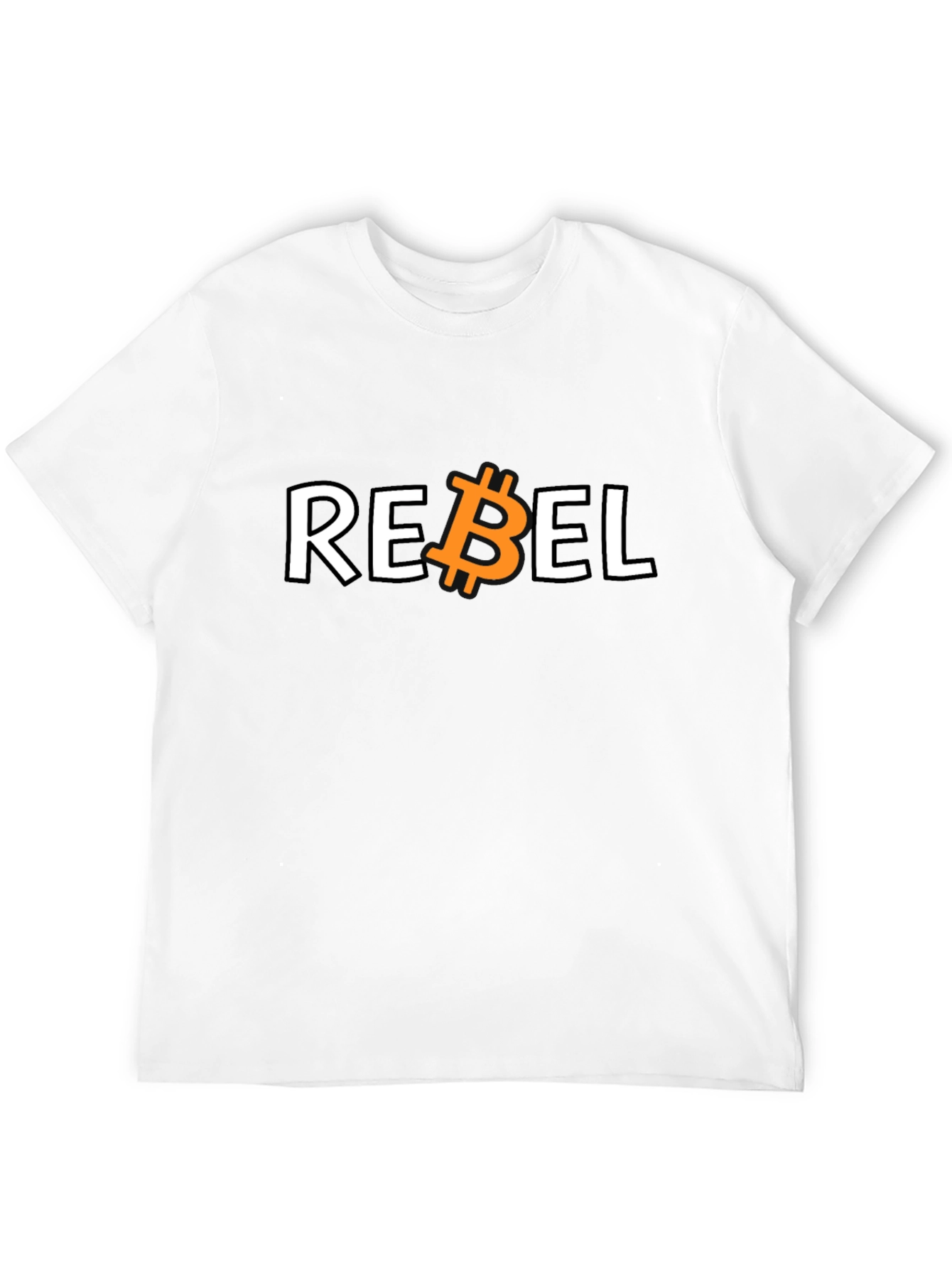 Bitcoin Rebel Graphic T-Shirt - Black