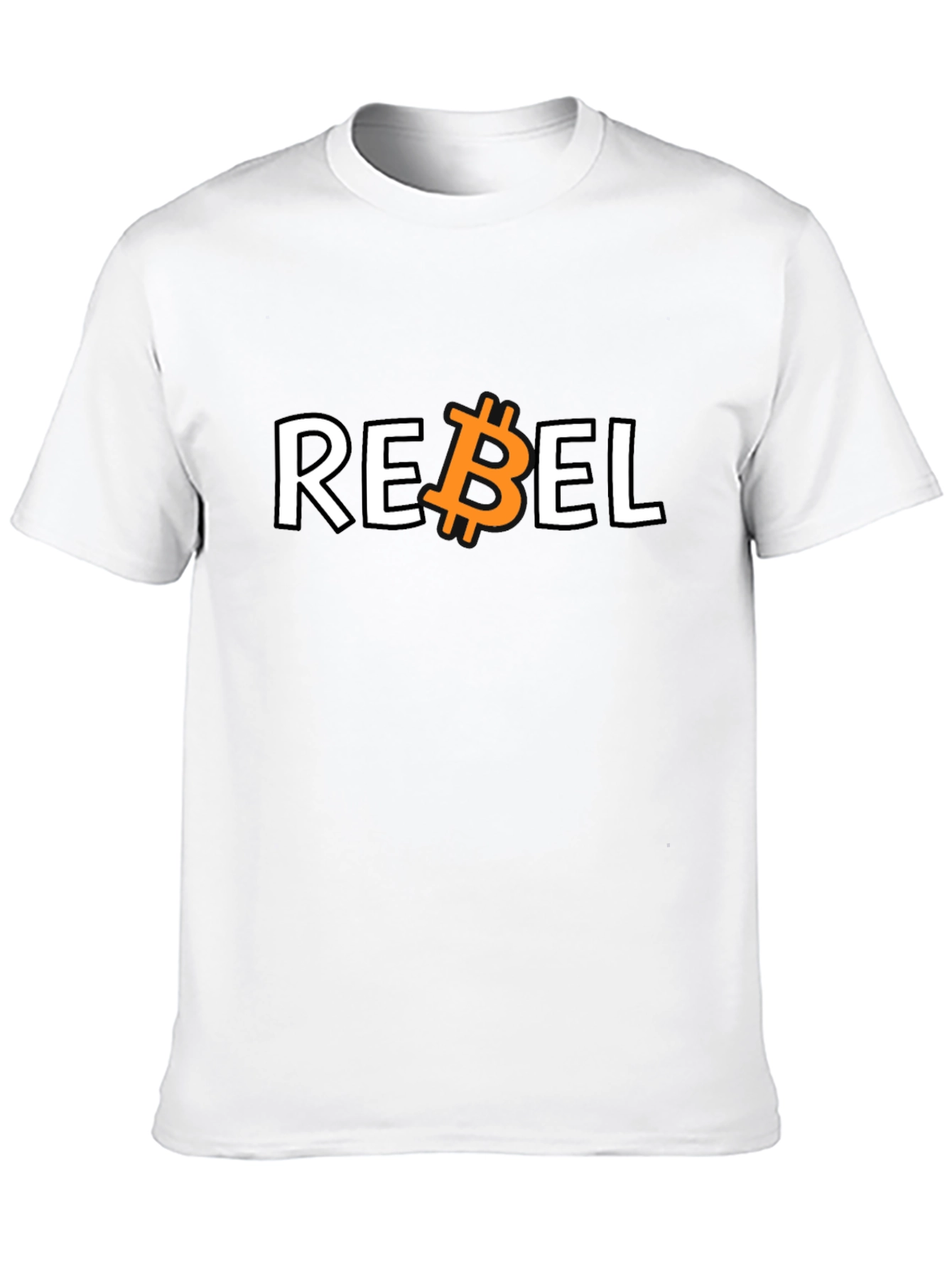 Bitcoin Rebel Graphic T-Shirt - Black