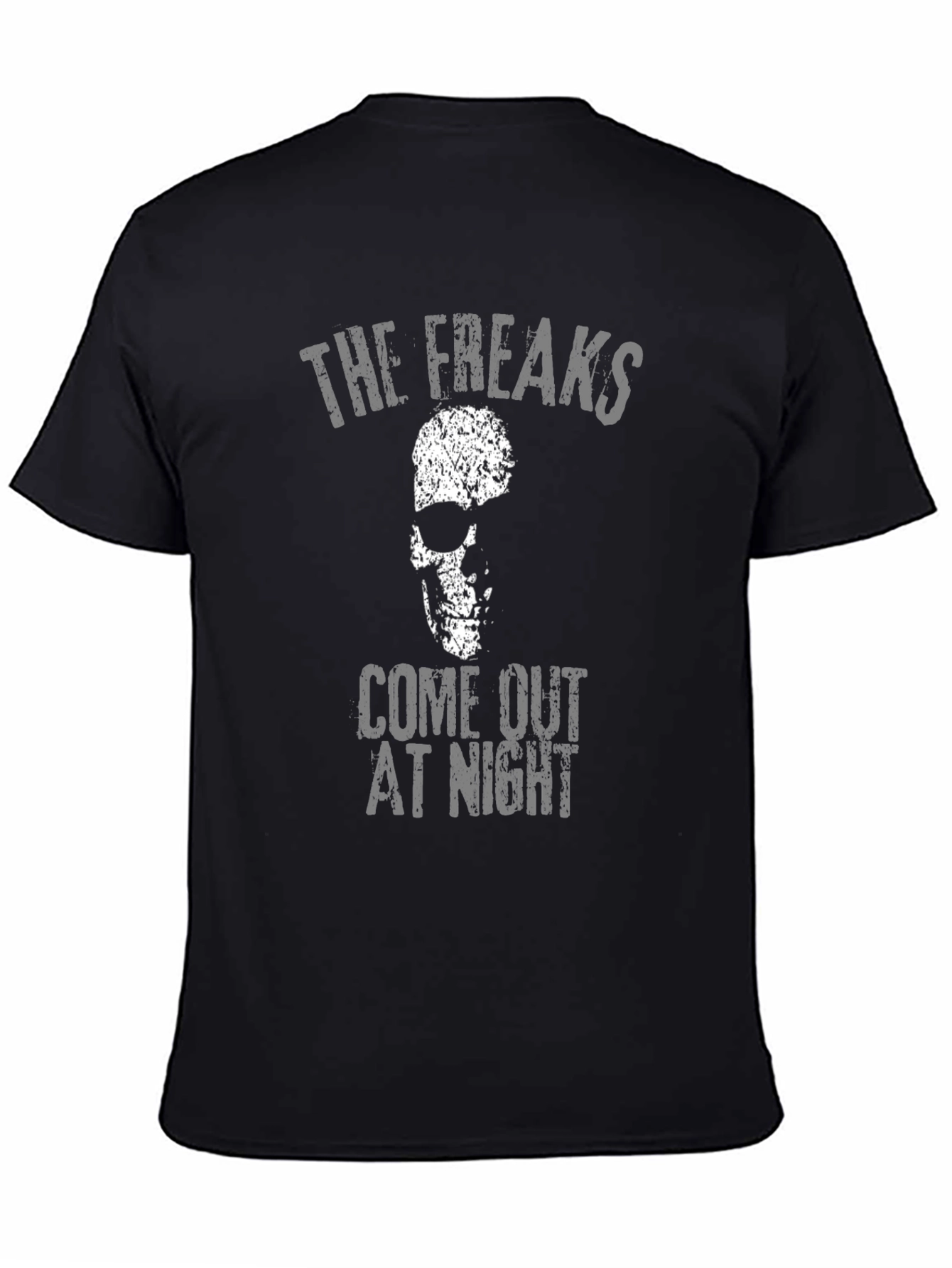 Freaks Come Out At Night Skull Graphic Tee
