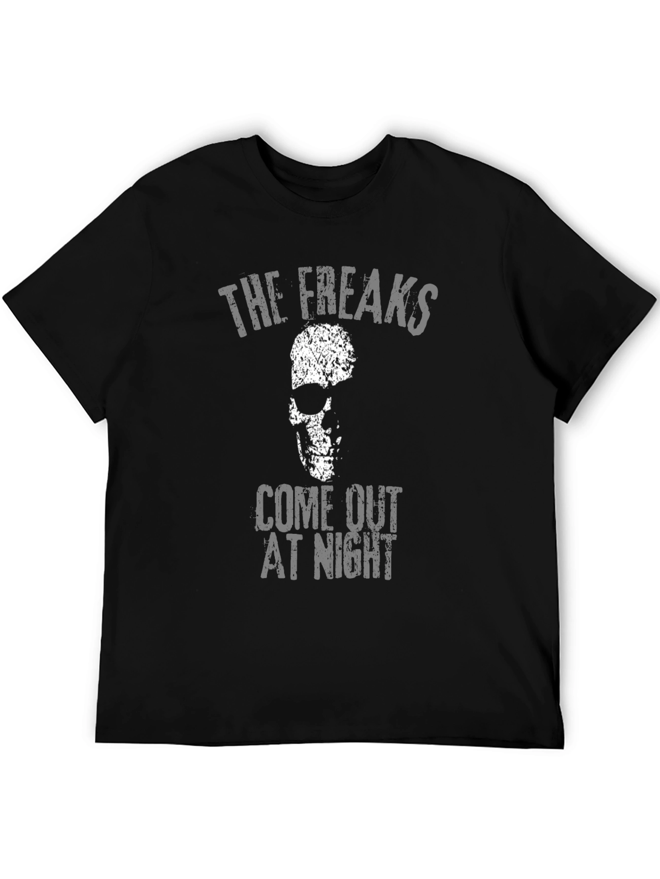 Freaks Come Out At Night Skull Graphic Tee